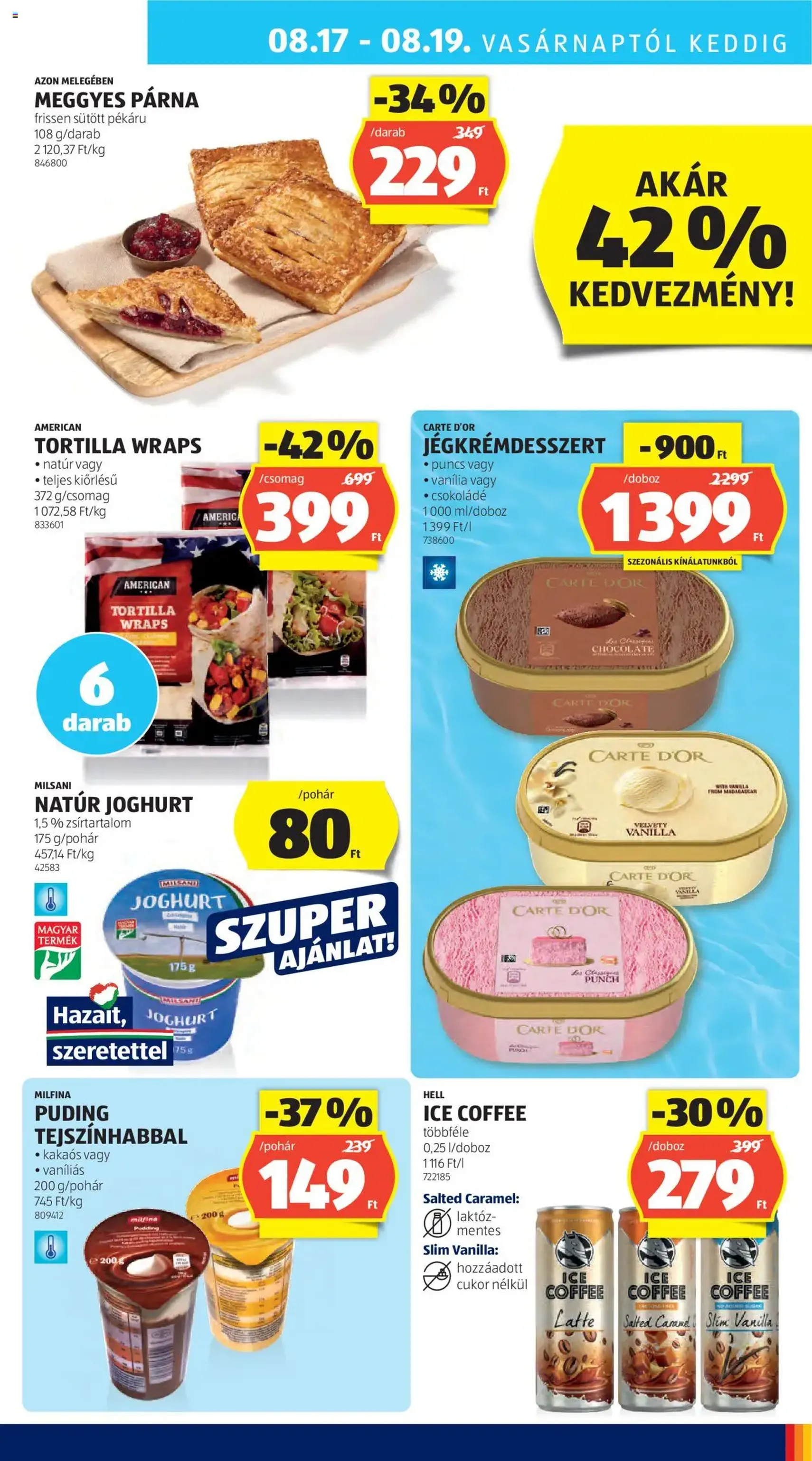 Aldi Akciós újság - 2025.08.14. érvényes szórólap 31 oldal 52 oldalból Aldi Akciós újság - 2025.08.14. érvényes szórólap 31 oldal 52 oldalból