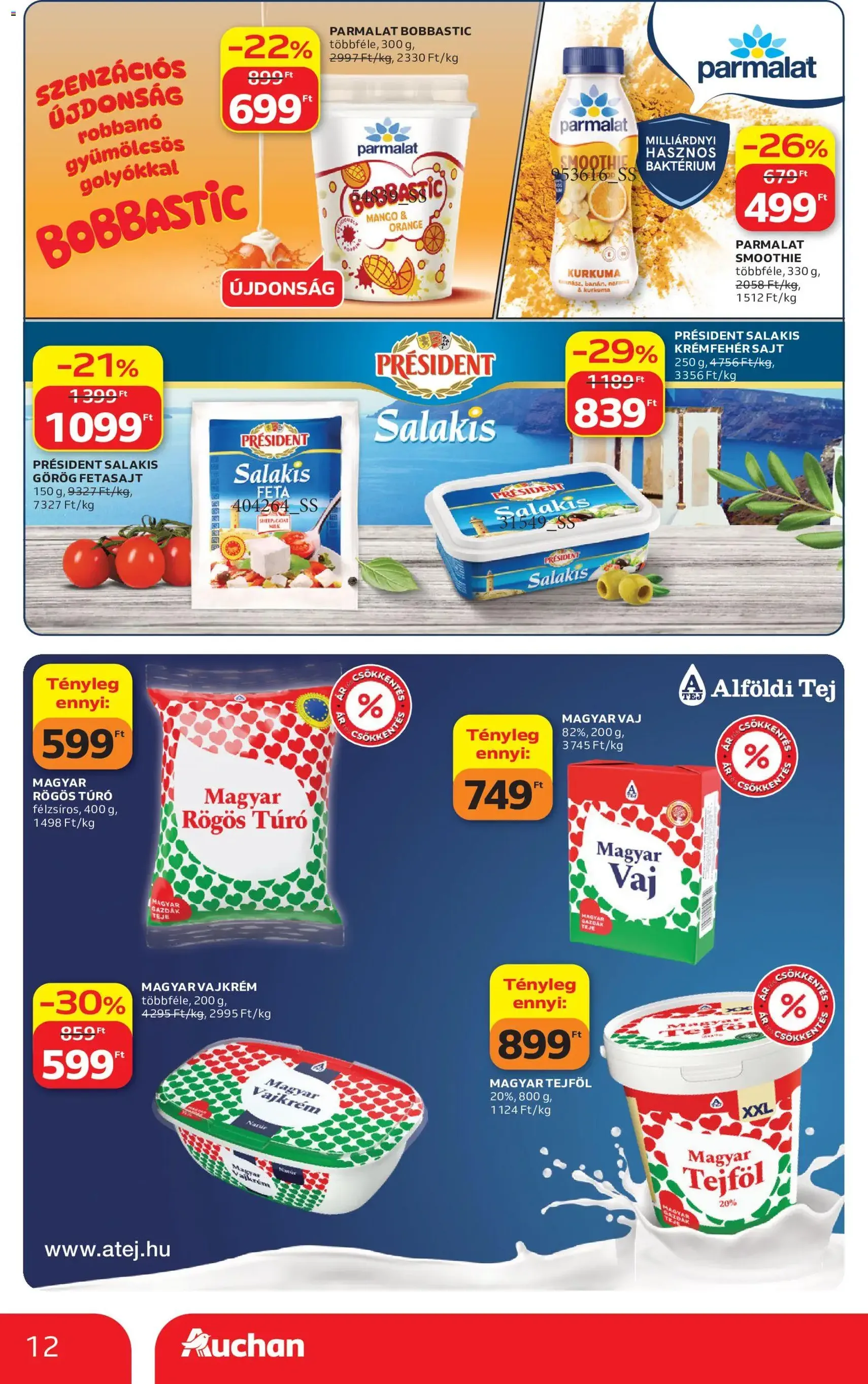 Auchan akciós újság - 2026.07.09. érvényes szórólap 12 oldal 50 oldalból