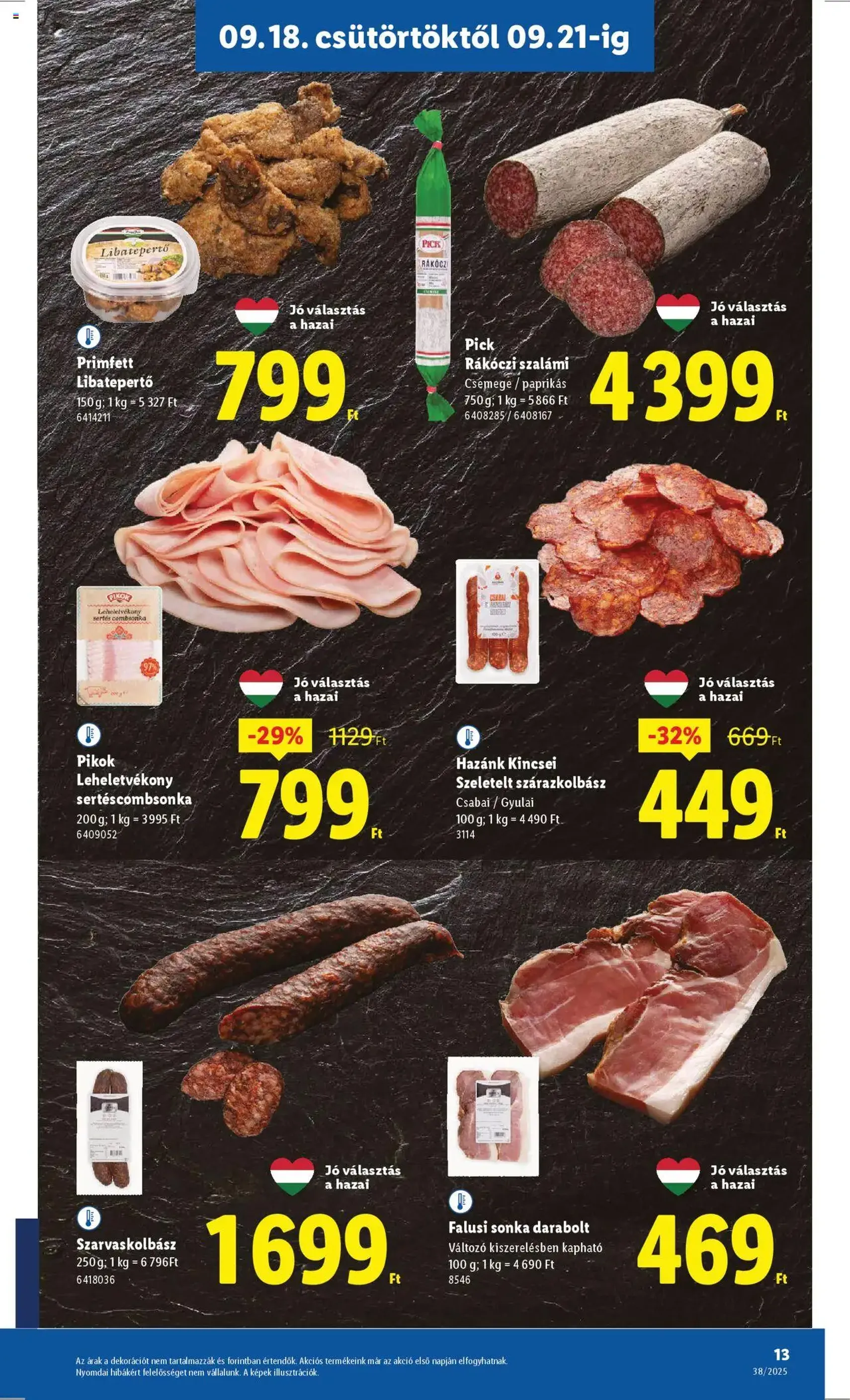 Lidl Akciós újság - 2025.09.18. érvényes szórólap 13 oldal 74 oldalból