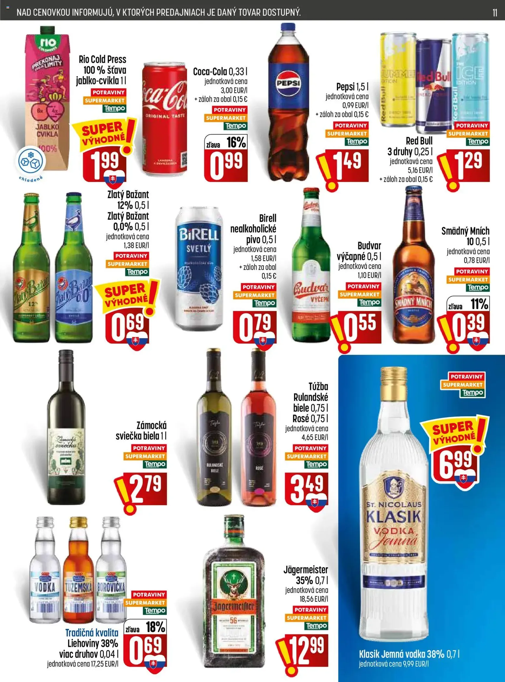 COOP Jednota leták - platný leták od 13.08.2026 strana 11 z 28