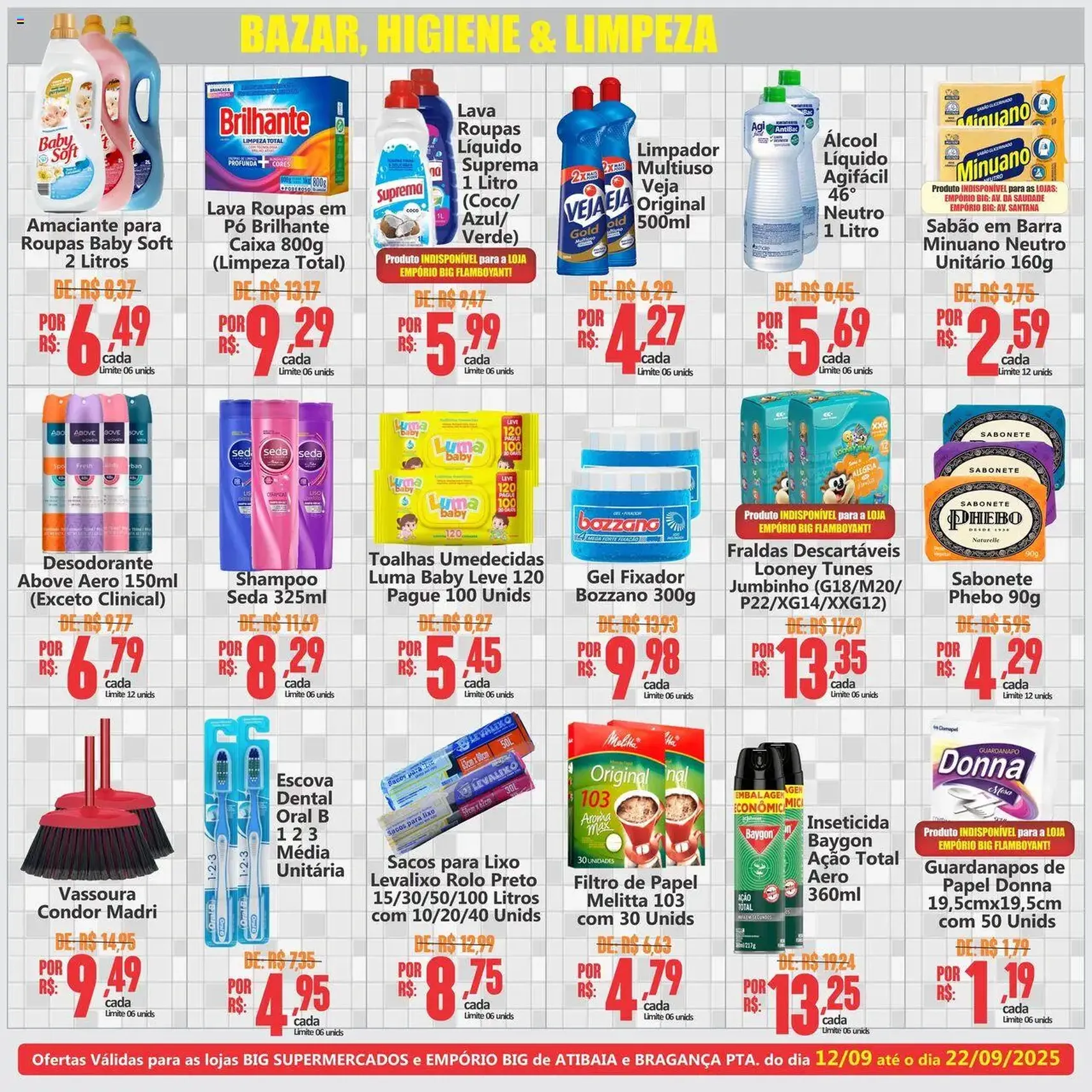 Big Supermercados - Ofertas da semana - folheto válido a partir de 12/09/2025 página 6 de 6 Big Supermercados - Ofertas da semana - folheto válido a partir de 12/09/2025 página 6 de 6
