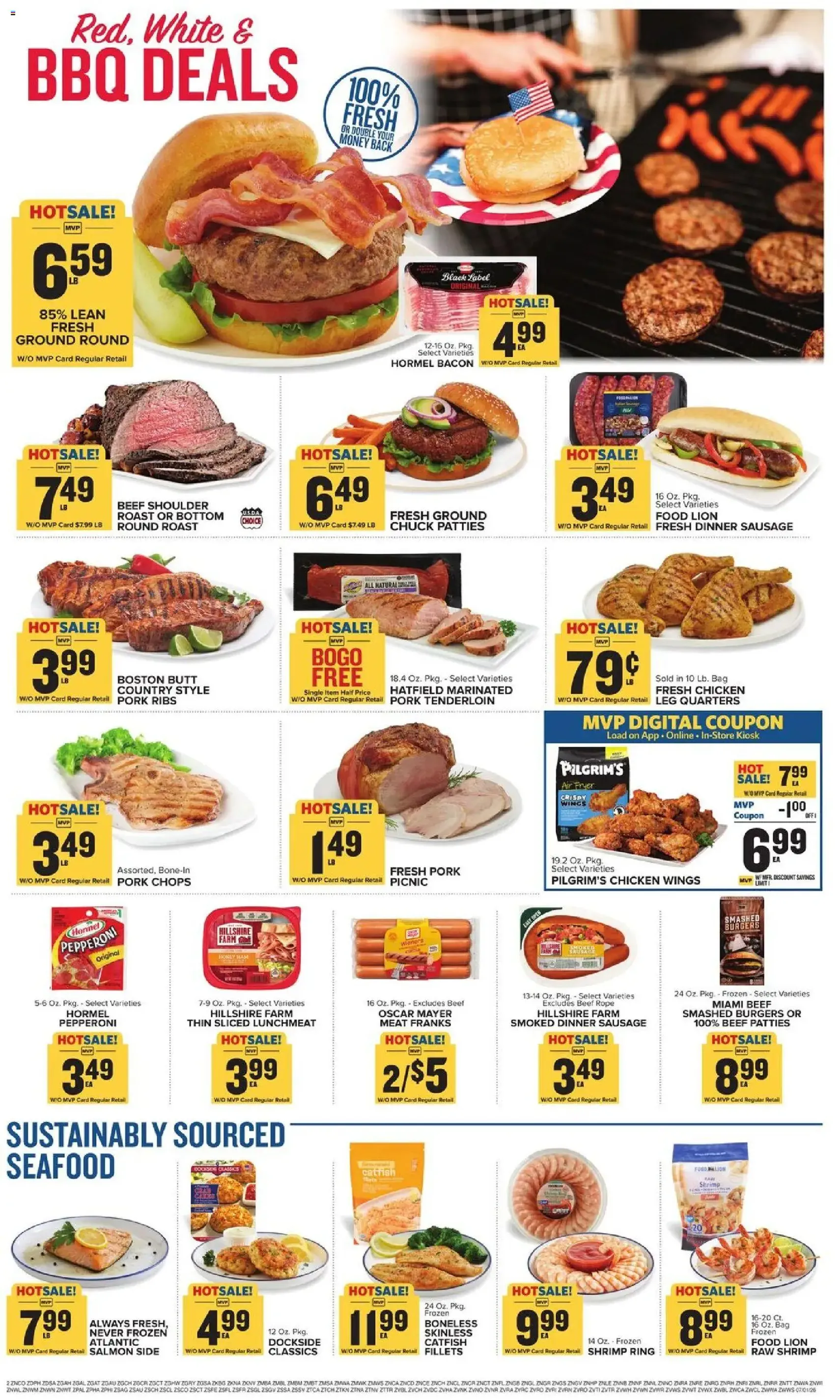 Food Lion Weekly Ad - valid flyer from 07/01/2026, page 4 of 16