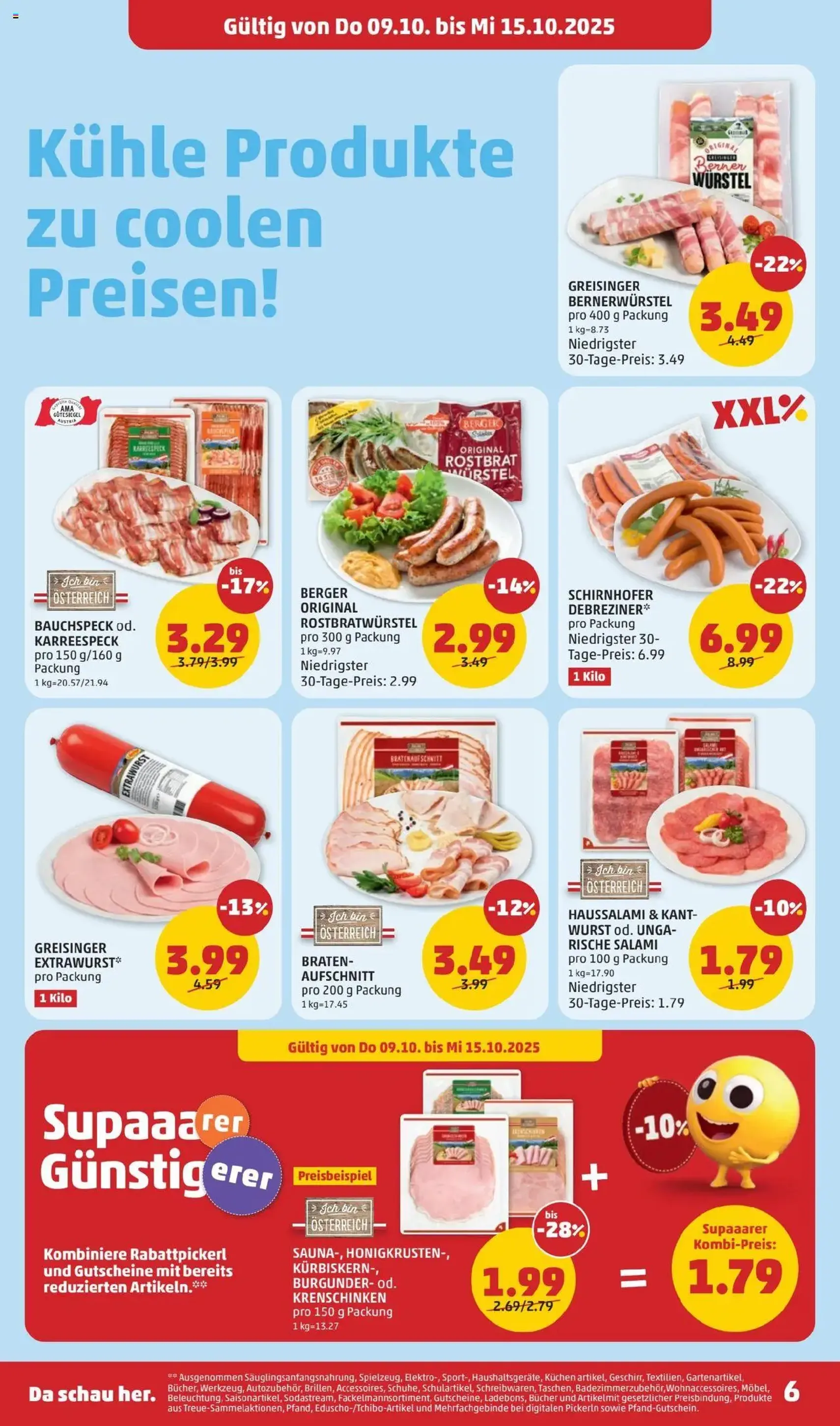 Penny Markt Flugblatt - Gültiger Prospekt ab 09.10.2025, Seite 6 von insgesamt 32