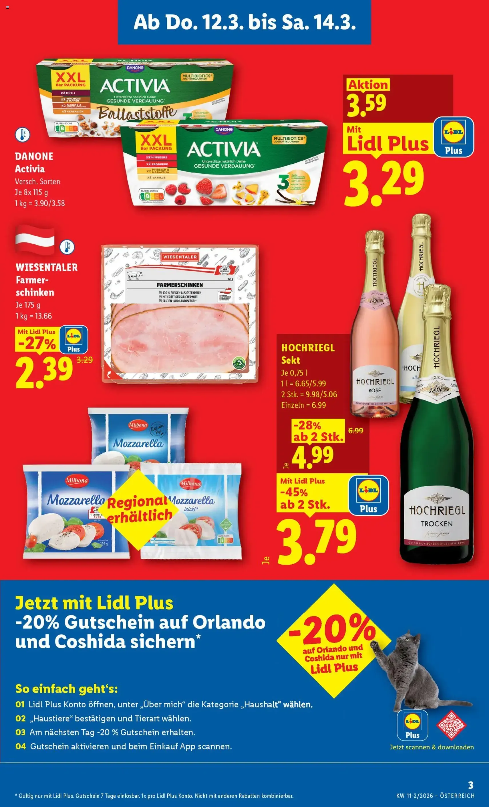 Lidl - Flugblatt - Gültiger Prospekt ab 12.03.2026, Seite 3 von insgesamt 48