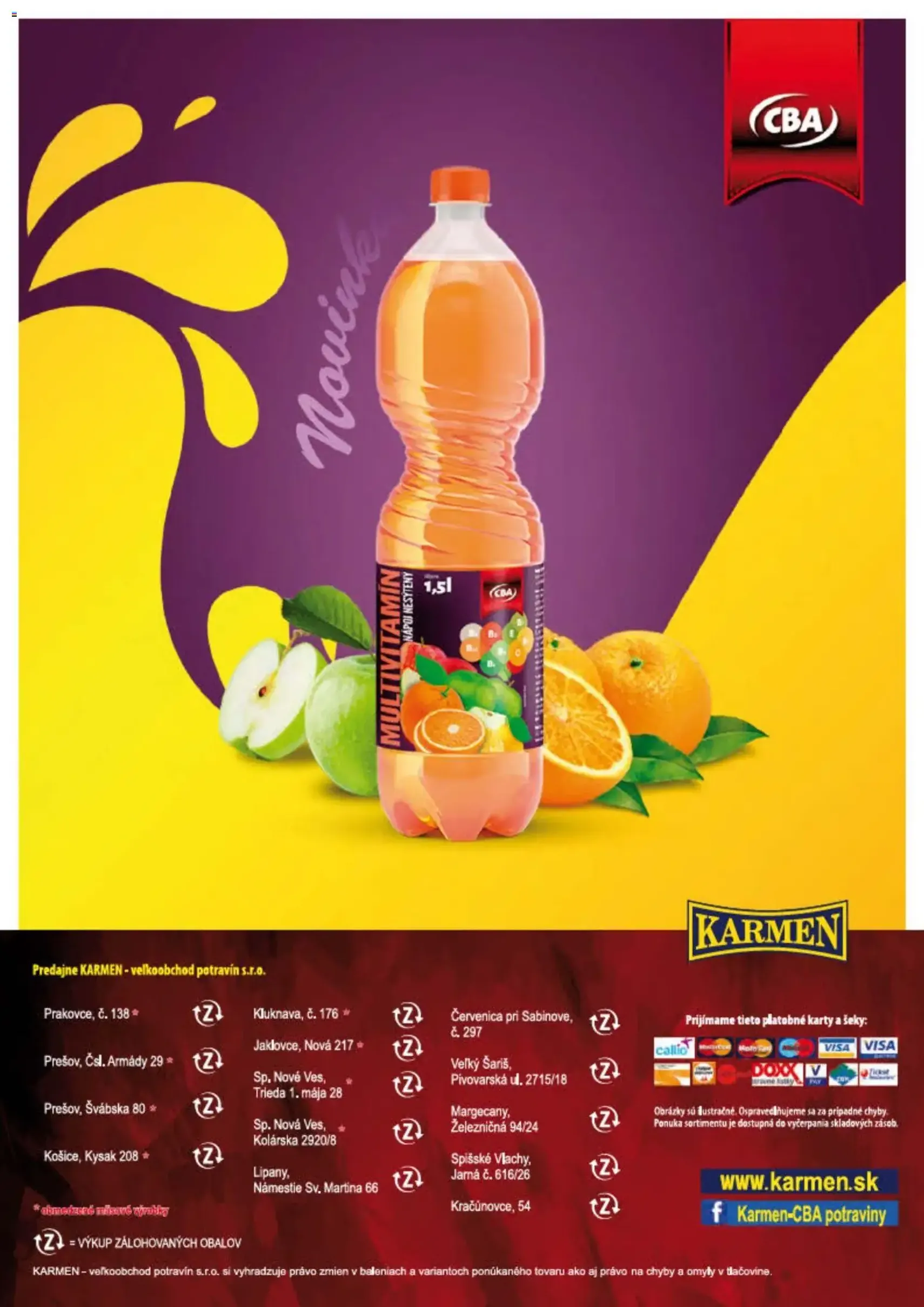 KARMEN CBA leták - platný leták od 07.05.2026 strana 28 z 32