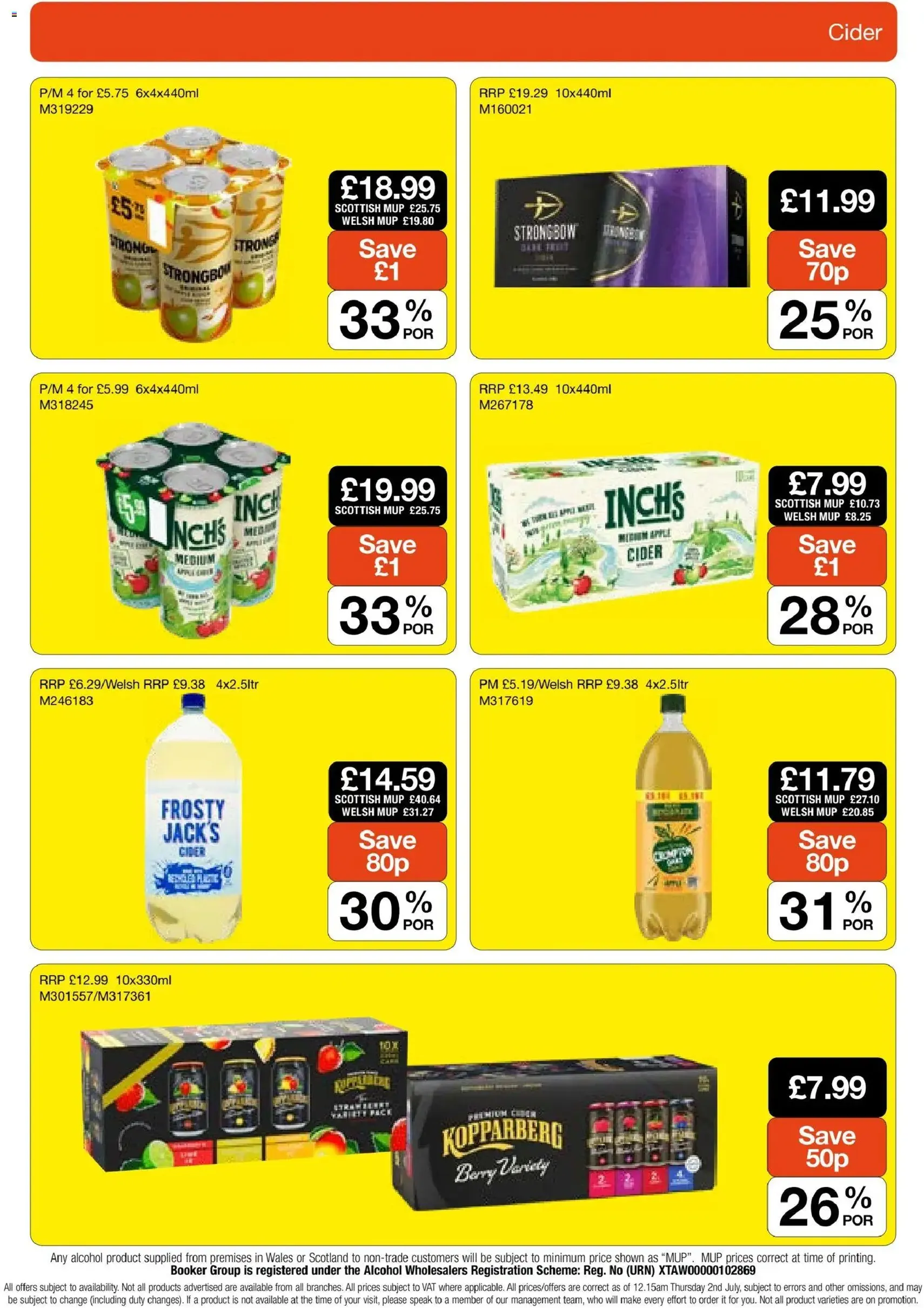 Booker Wholesale - Offers - valid flyer from 22/07/2026, page 23 of 24