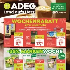 ADEG Flugblatt - Prospekt Vorschau gültig ab 29.01.2026