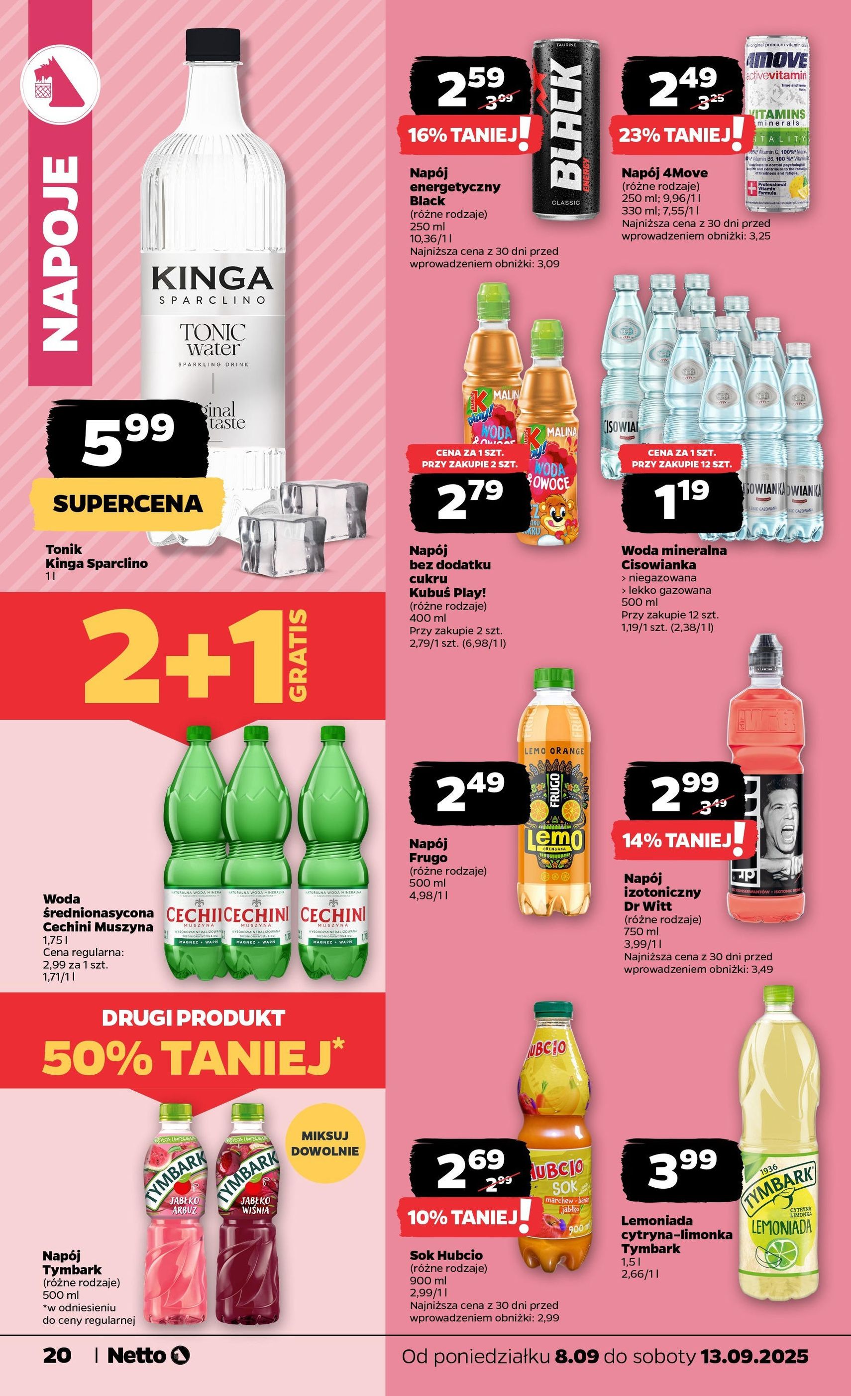 Netto gazetka - Spożywcza - ważny gazetka od 08.09.2025 strona 20 z 30 Netto gazetka - Spożywcza - ważny gazetka od 08.09.2025 strona 20 z 30