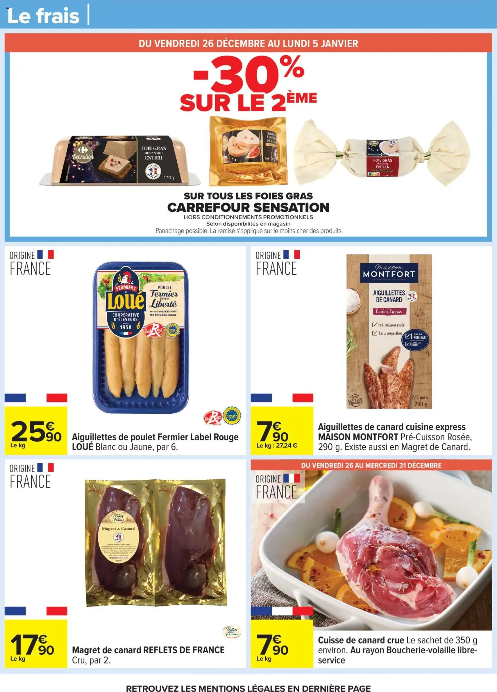 Carrefour catalogue semaine 52 - brochure valable à partir du 23/12/2025, page 30 sur 68