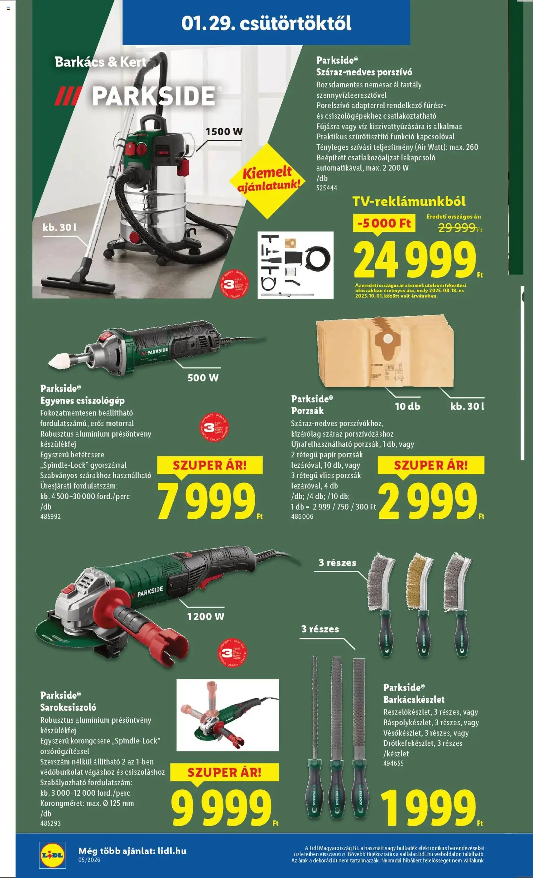 Lidl Akciós újság - 2026.01.29. érvényes szórólap 22 oldal 54 oldalból