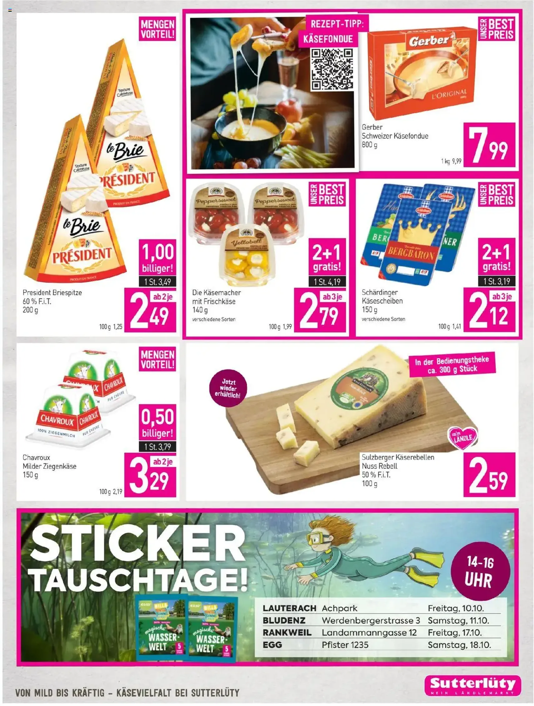 Sutterlüty Flugblatt - Gültiger Prospekt ab 09.10.2025, Seite 5 von insgesamt 24