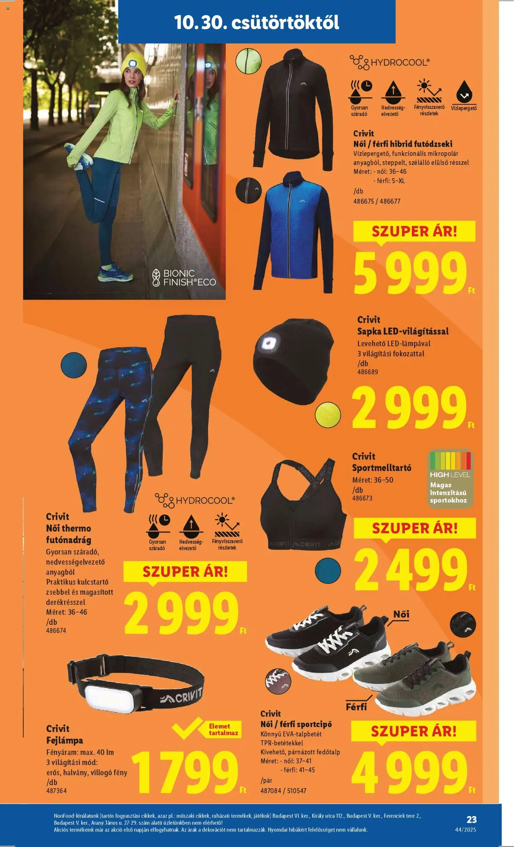 Lidl Akciós újság - 2025.10.30. érvényes szórólap 23 oldal 66 oldalból Lidl Akciós újság - 2025.10.30. érvényes szórólap 23 oldal 66 oldalból