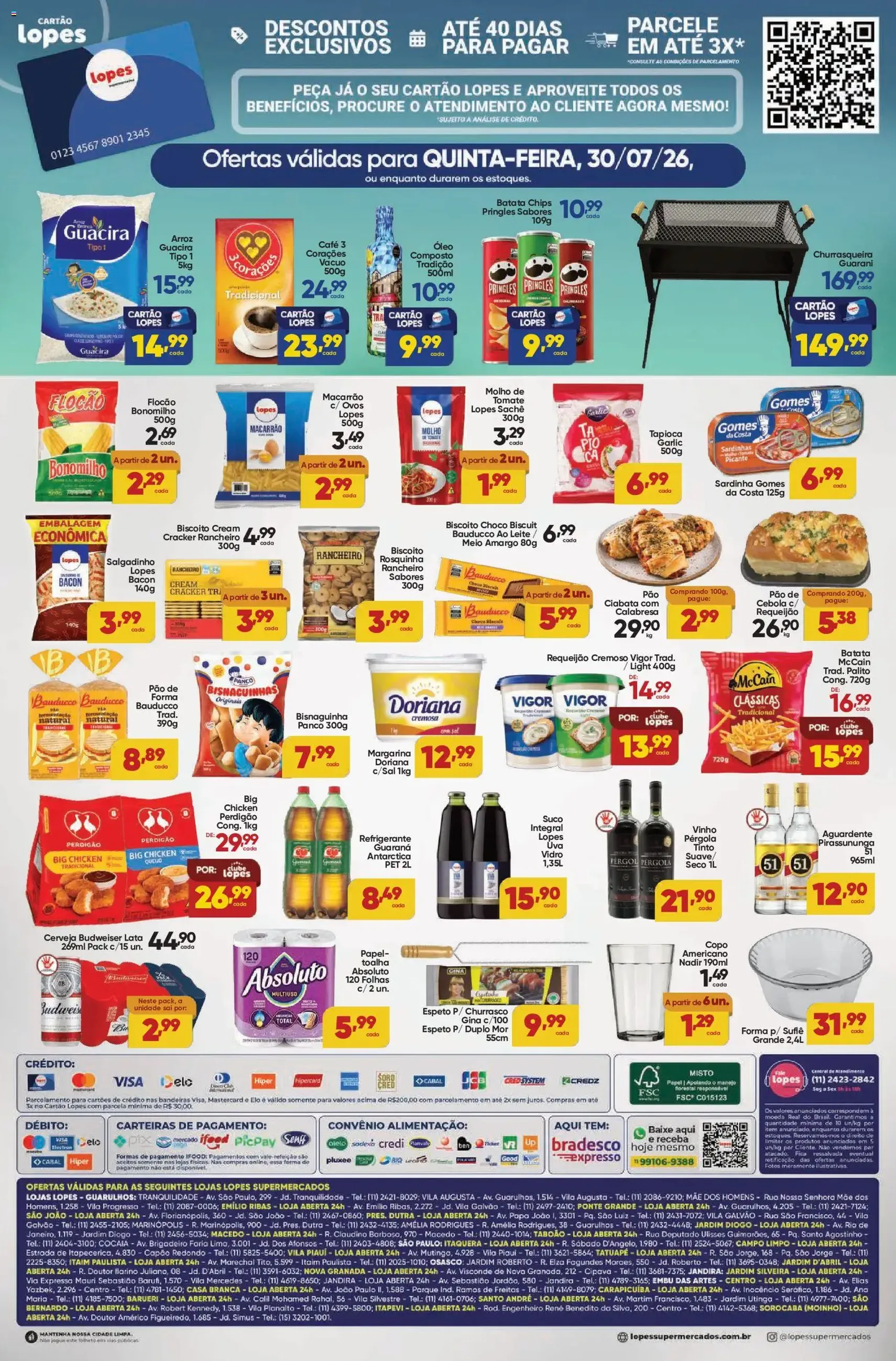 Lopes Supermercados - Ofertas da semana - folheto válido a partir de 30/07/2026 página 2 de 2