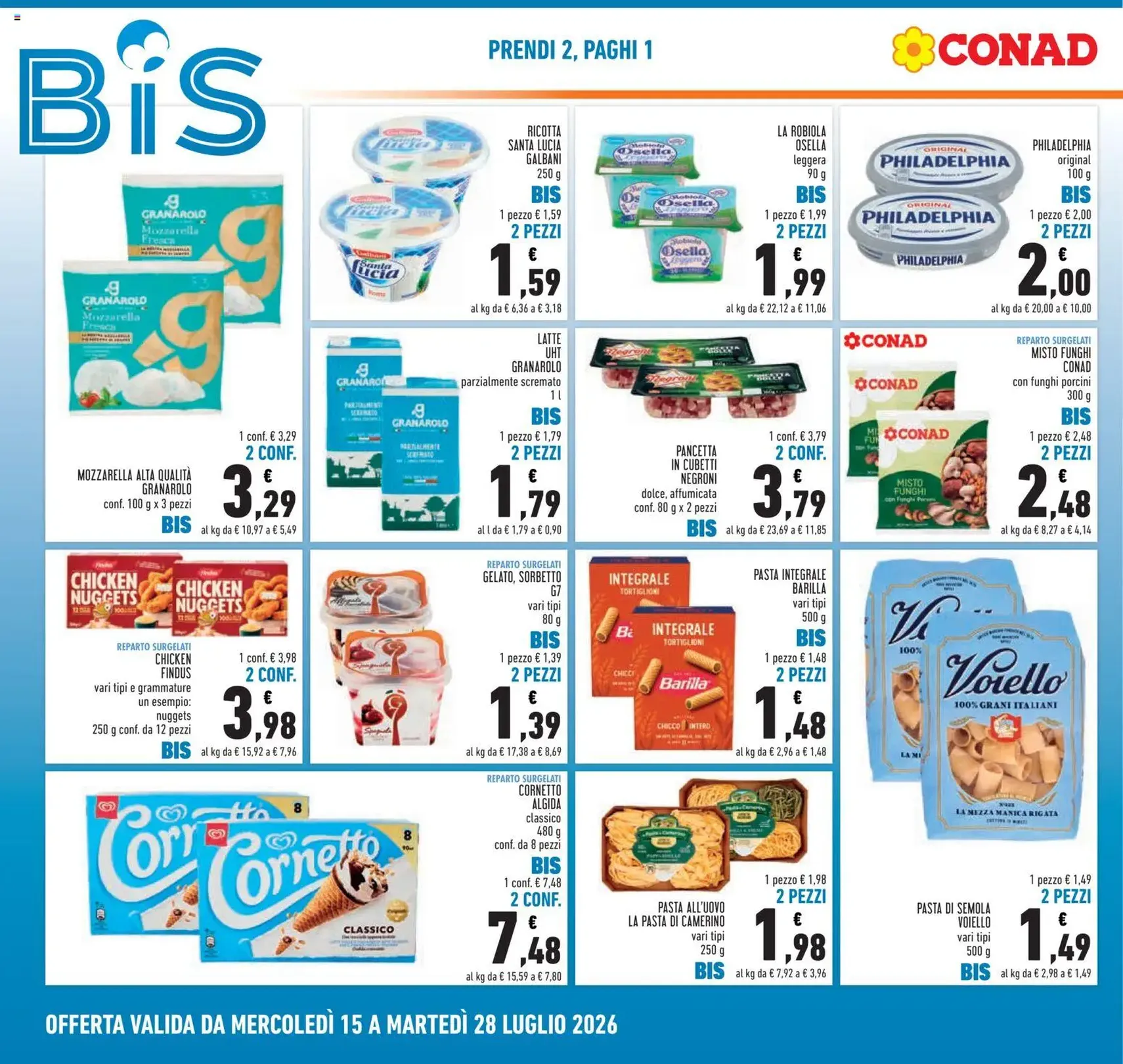 Conad volantino - volantino valido dal 15/07/2026 pagina 2 di 28