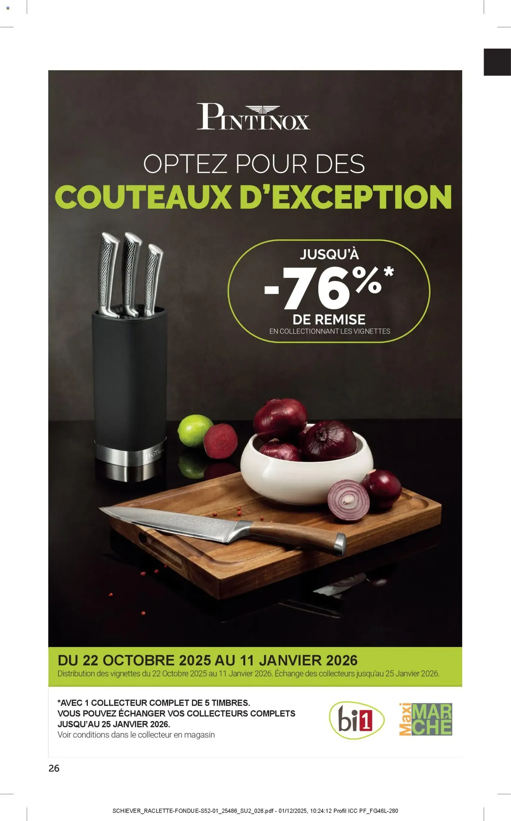 Bi1 Les offres du moment - brochure valable à partir du 27/12/2025, page 26 sur 28