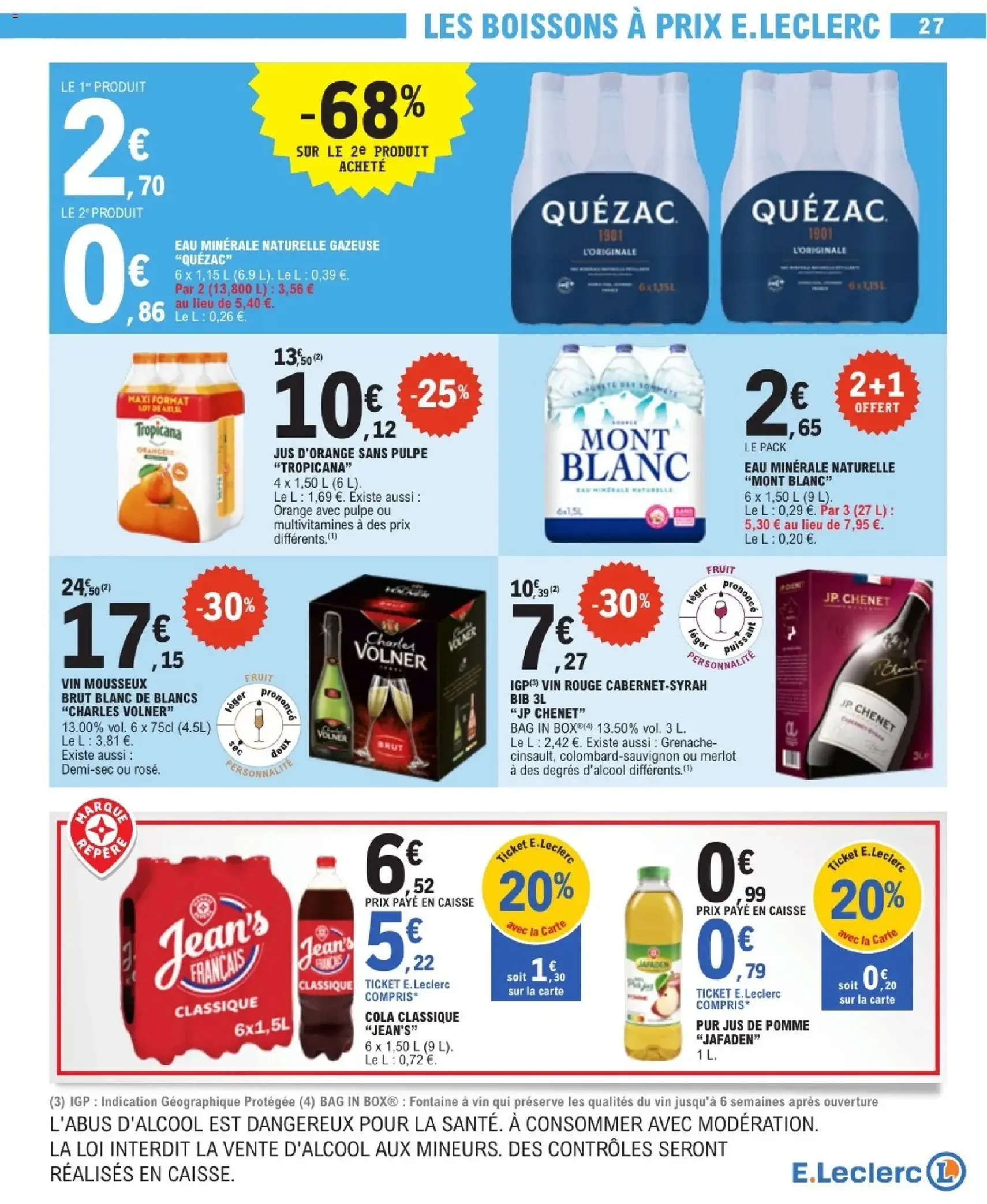 E.Leclerc catalogue semaine 11 - brochure valable à partir du 10/03/2026, page 27 sur 56