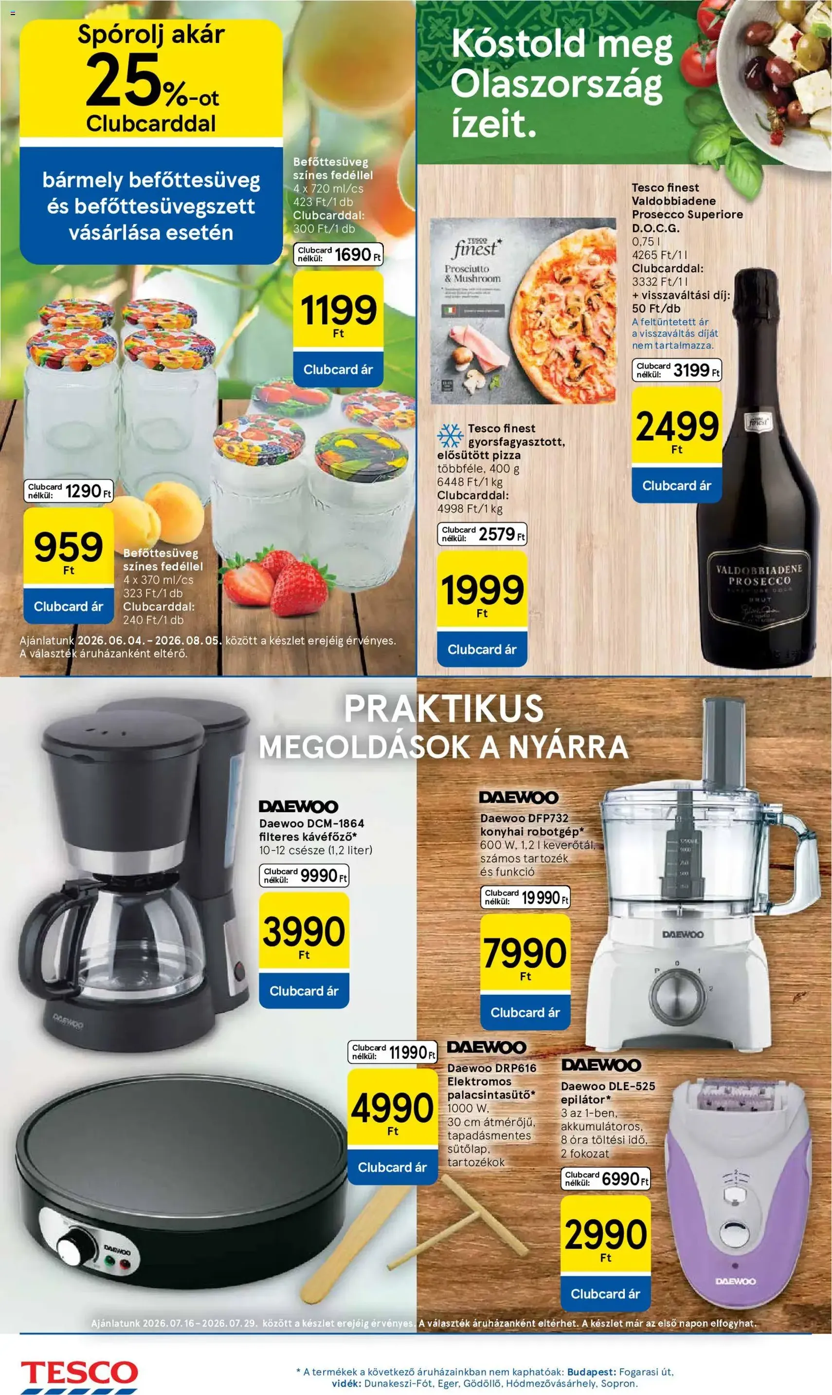 Tesco aktuális akciós újság - 2026.07.16. érvényes szórólap 16 oldal 30 oldalból