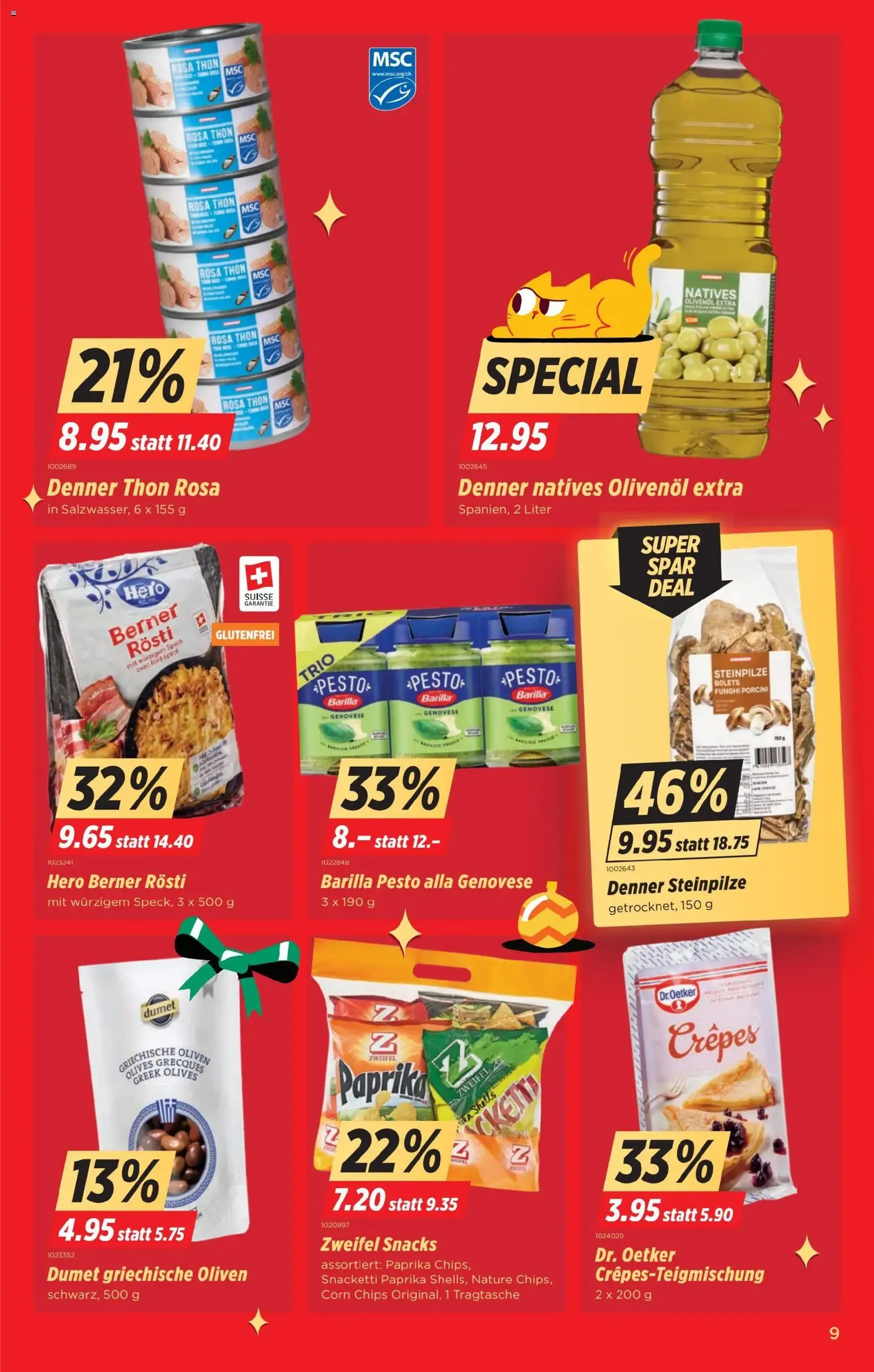 Denner Aktionen - Gültiger Prospekt ab 25.11.2025, Seite 9 von insgesamt 24