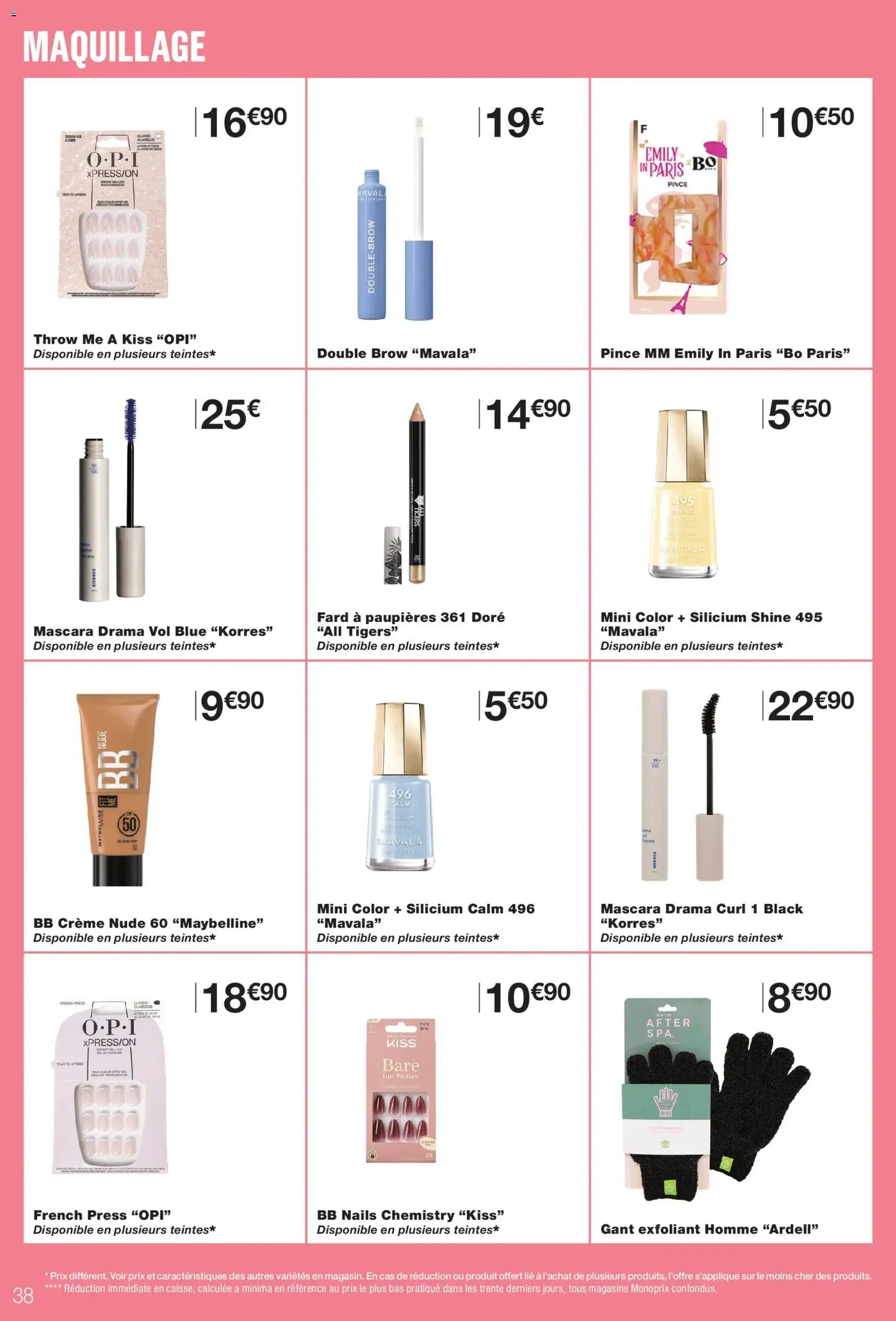 Monoprix catalogue - brochure valable à partir du 11/08/2026, page 38 sur 46