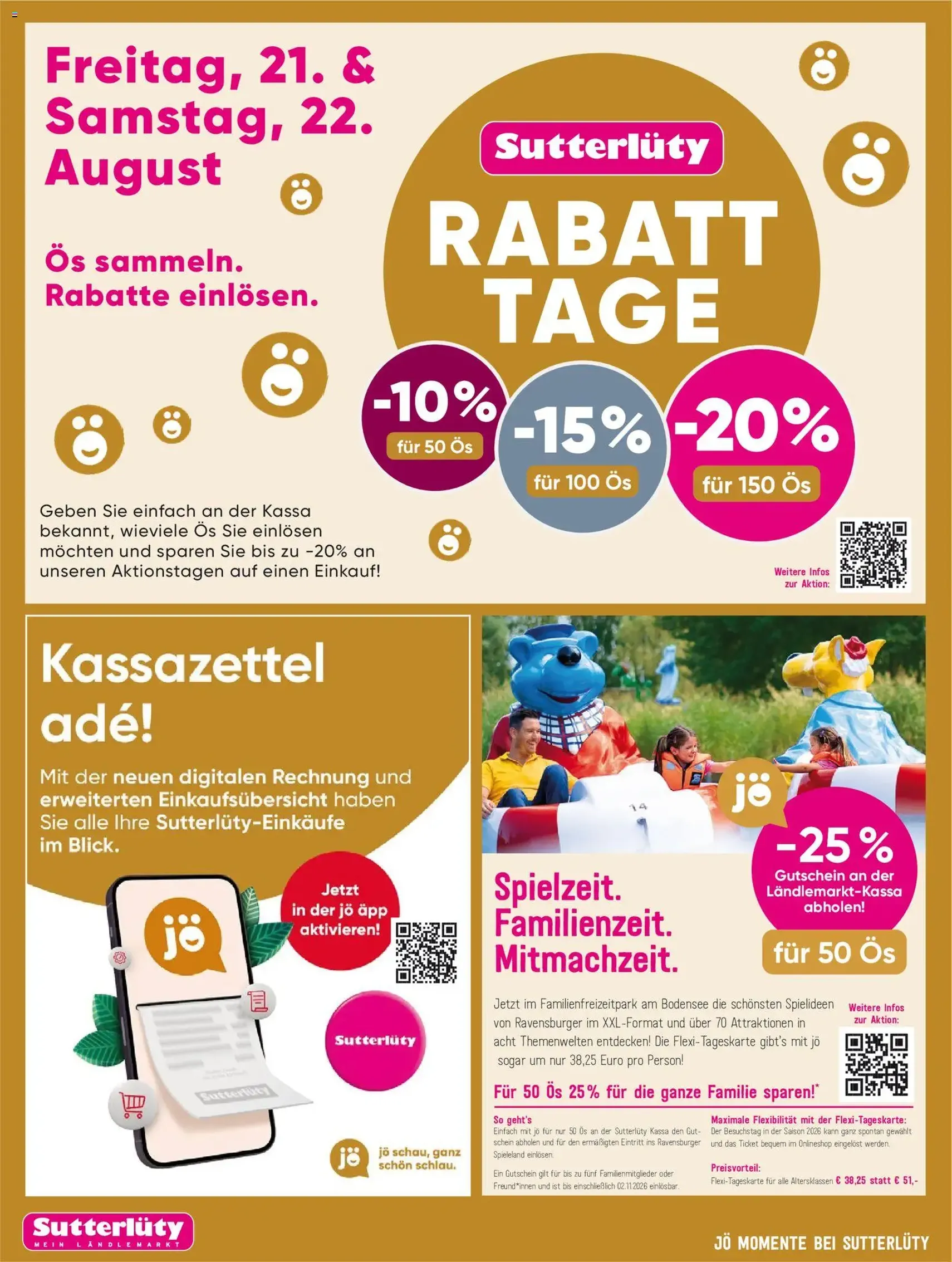 Sutterlüty Flugblatt - Gültiger Prospekt ab 20.08.2026, Seite 18 von insgesamt 20