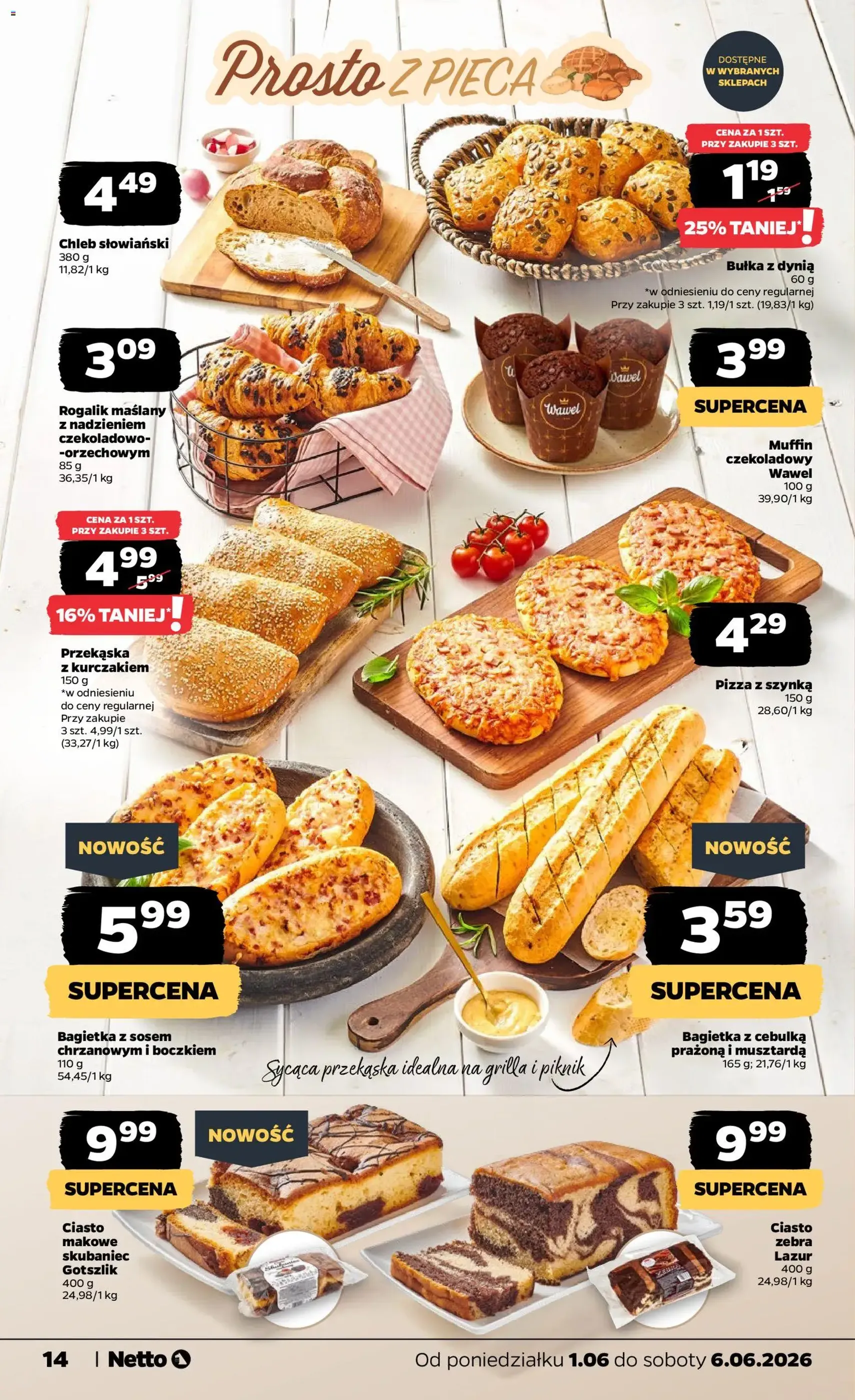 Netto gazetka od poniedziałku spożywcza - ważny gazetka od 01.06.2026 strona 14 z 33