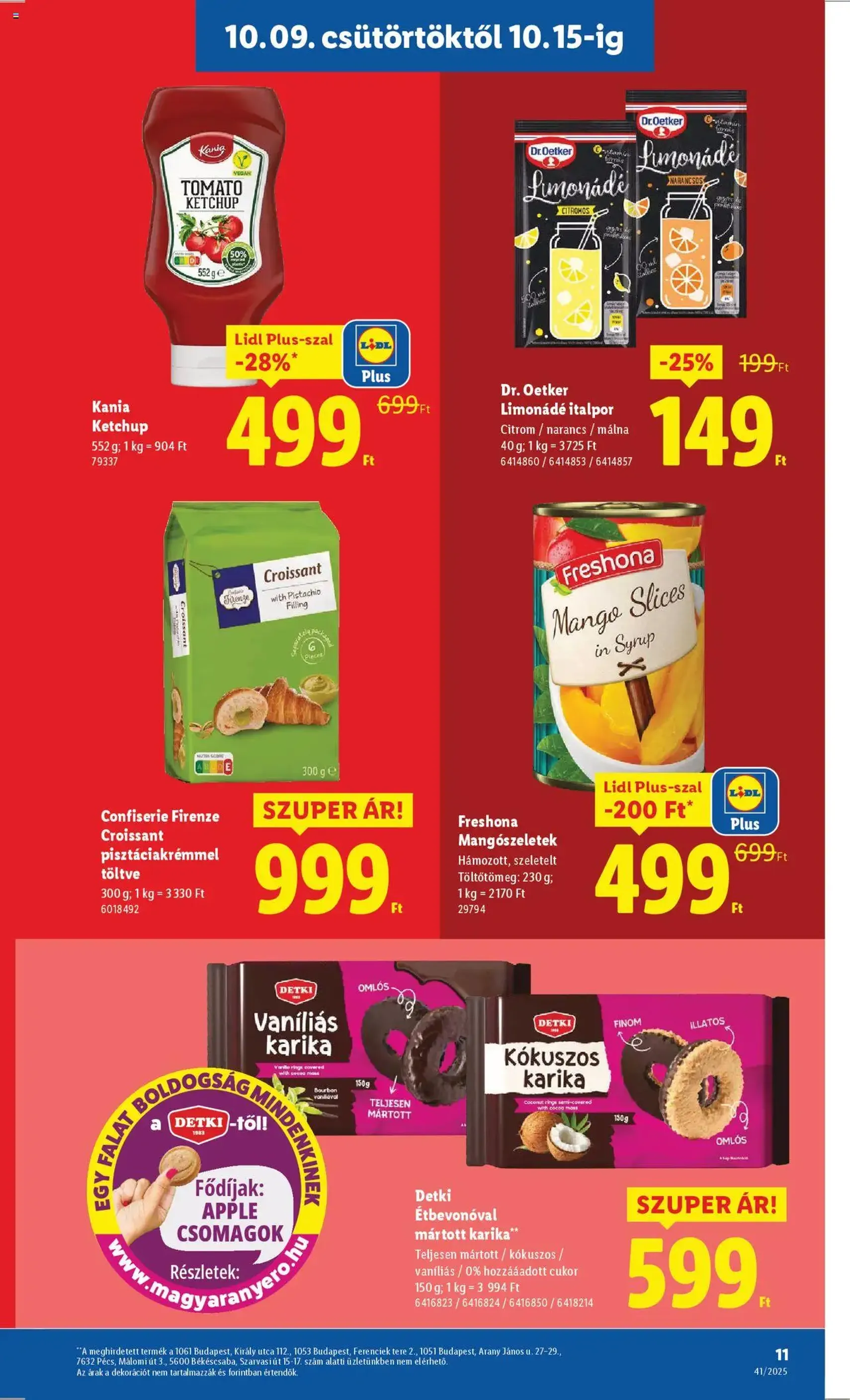 Lidl Akciós újság - 2025.10.09. érvényes szórólap 11 oldal 64 oldalból