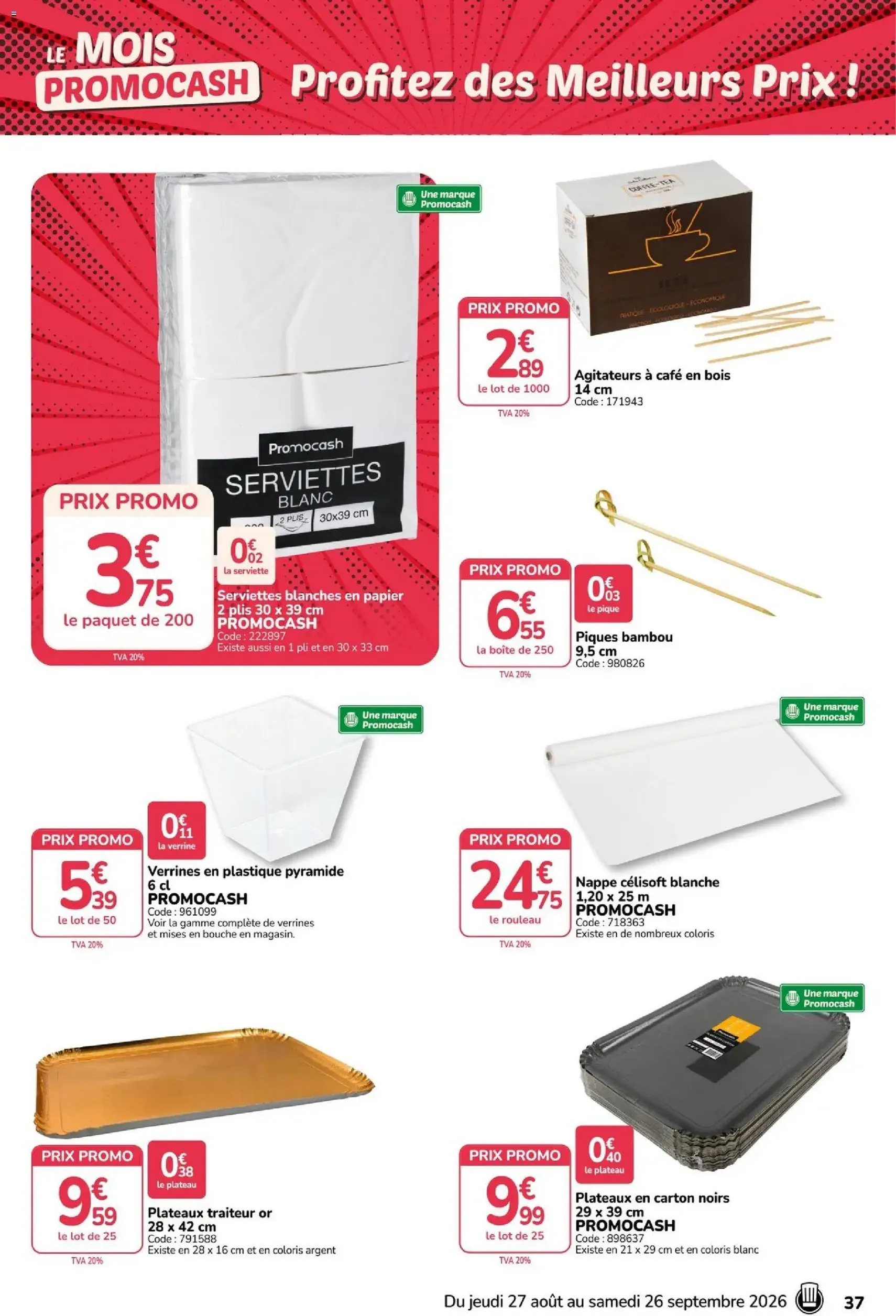 Promocash catalogue - brochure valable à partir du 27/08/2026, page 37 sur 44
