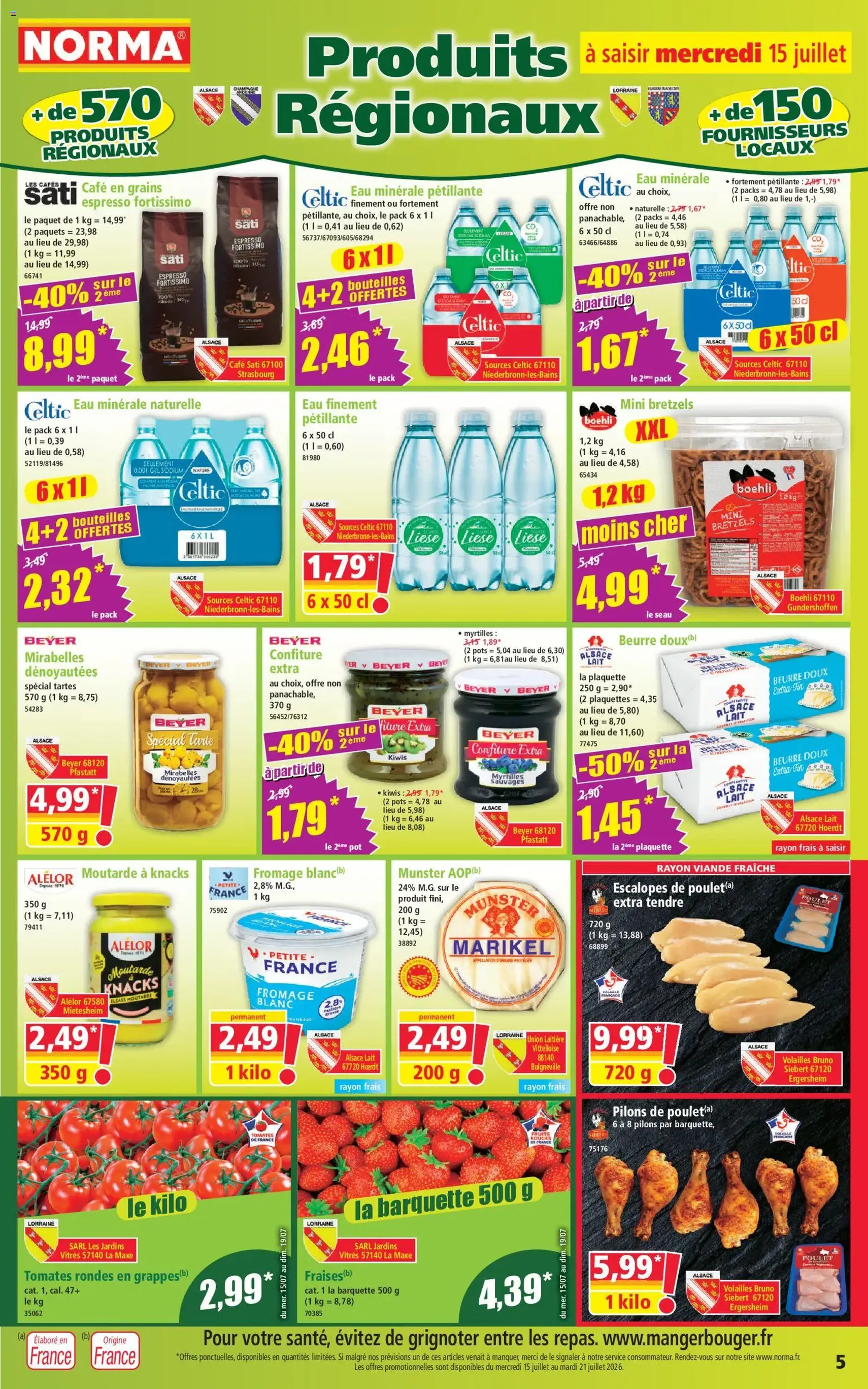 Norma catalogue - brochure valable à partir du 15/07/2026, page 5 sur 12