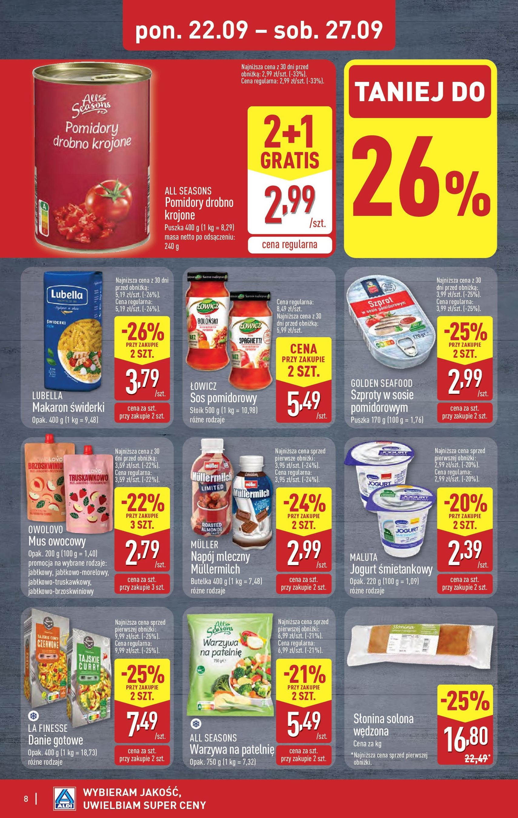 Aldi Gazetka - ważny gazetka od 22.09.2025 strona 8 z 41 Aldi Gazetka - ważny gazetka od 22.09.2025 strona 8 z 41