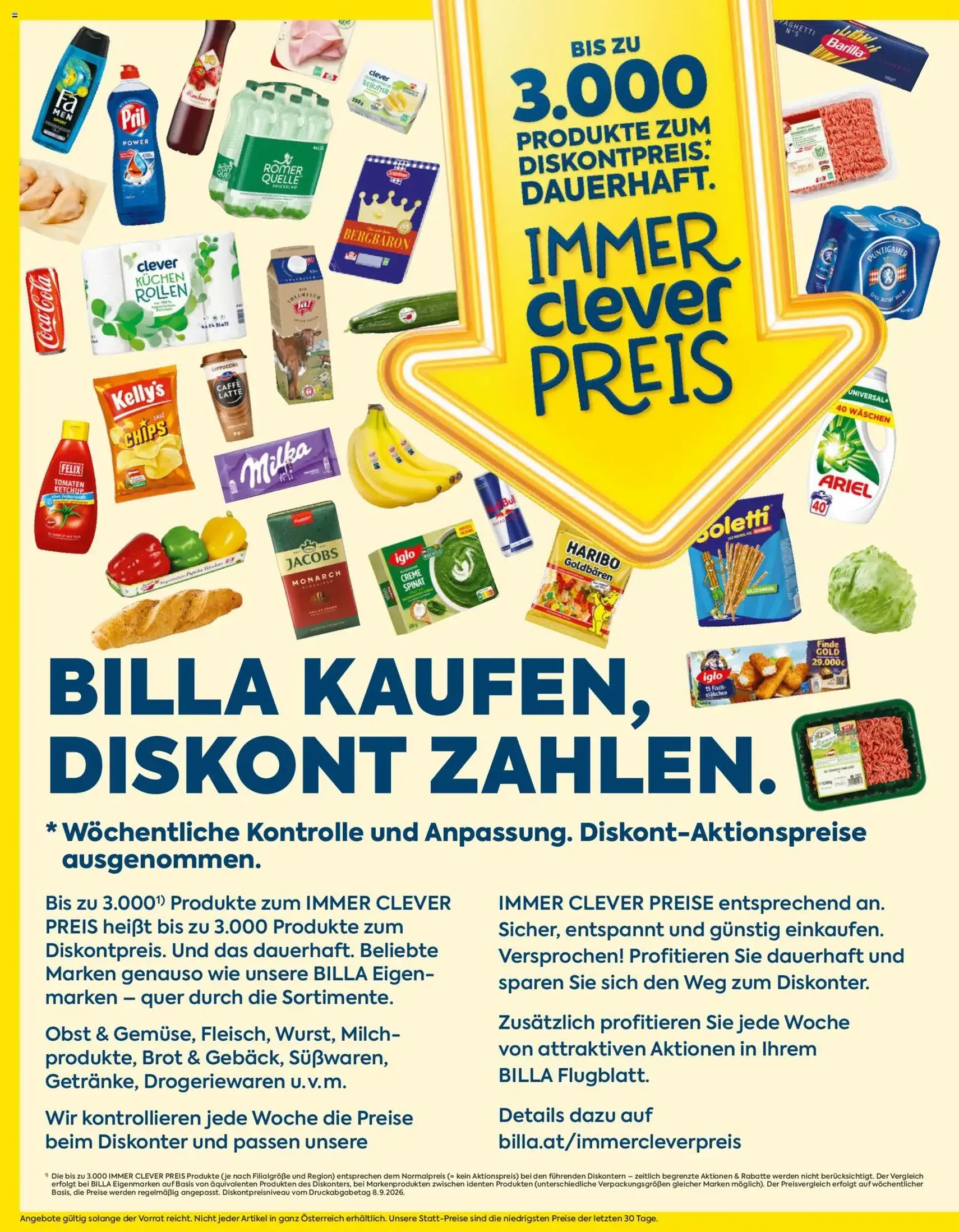 Billa Flugblatt - Gültiger Prospekt ab 24.09.2026, Seite 2 von insgesamt 16