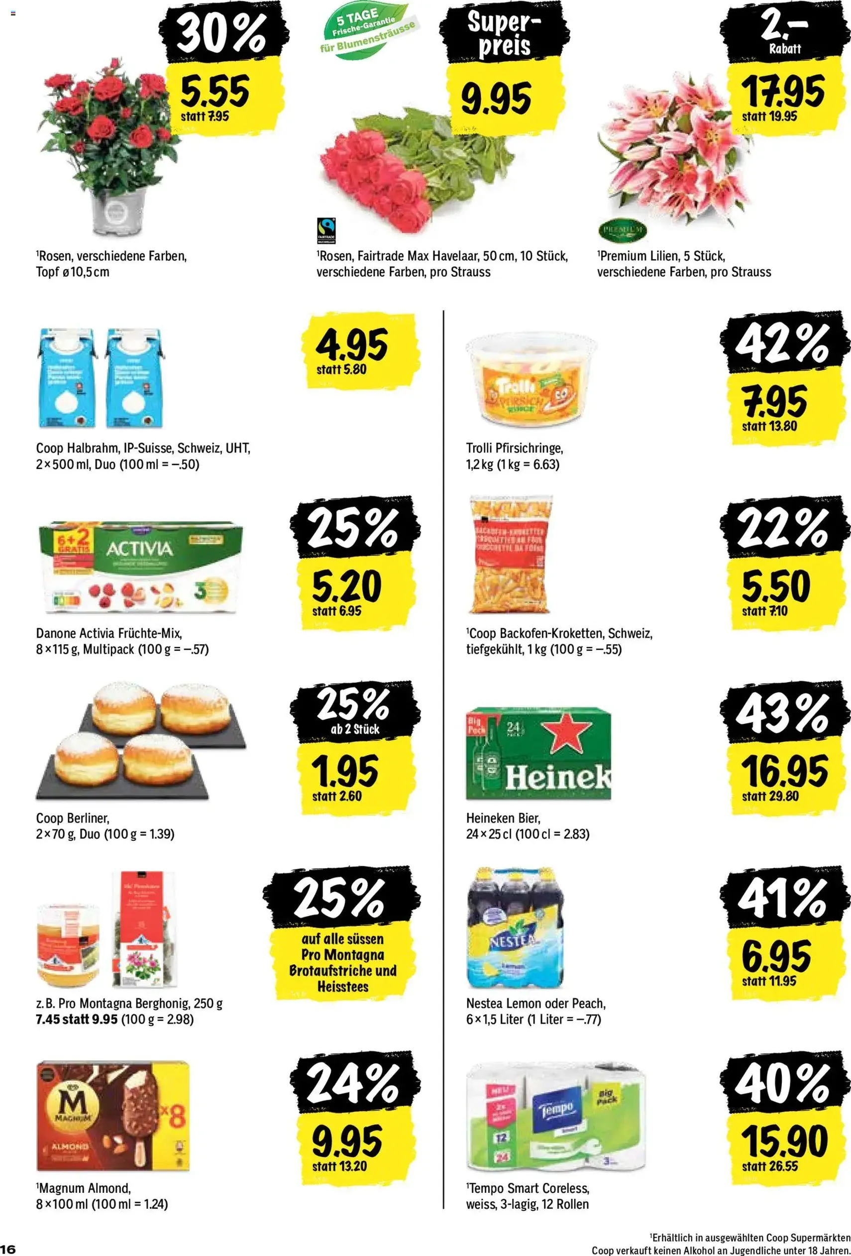 Coop aktionen - Gültiger Prospekt ab 16.07.2026, Seite 16 von insgesamt 24