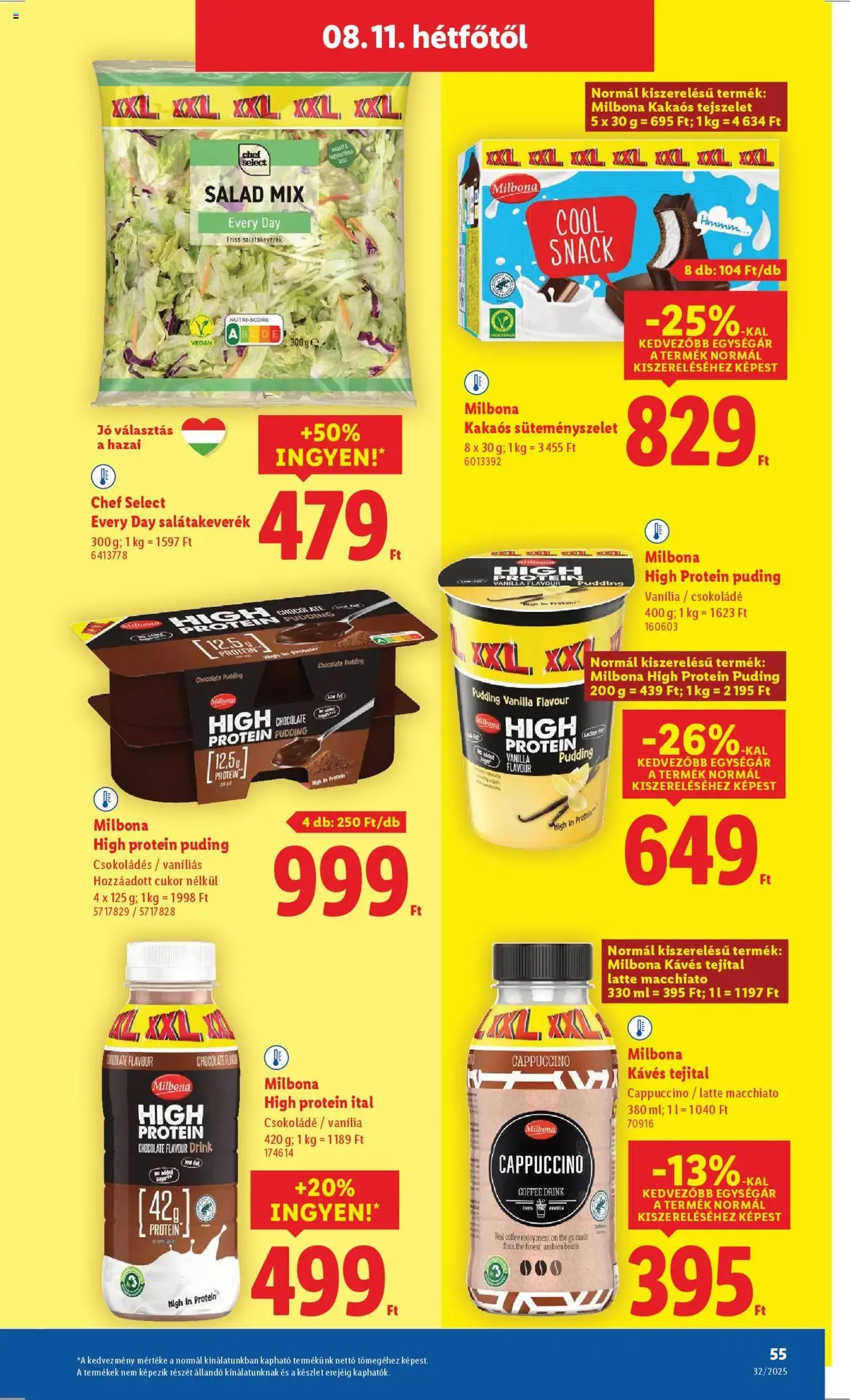 Lidl Akciós újság - 2025.08.07. érvényes szórólap 55 oldal 66 oldalból Lidl Akciós újság - 2025.08.07. érvényes szórólap 55 oldal 66 oldalból