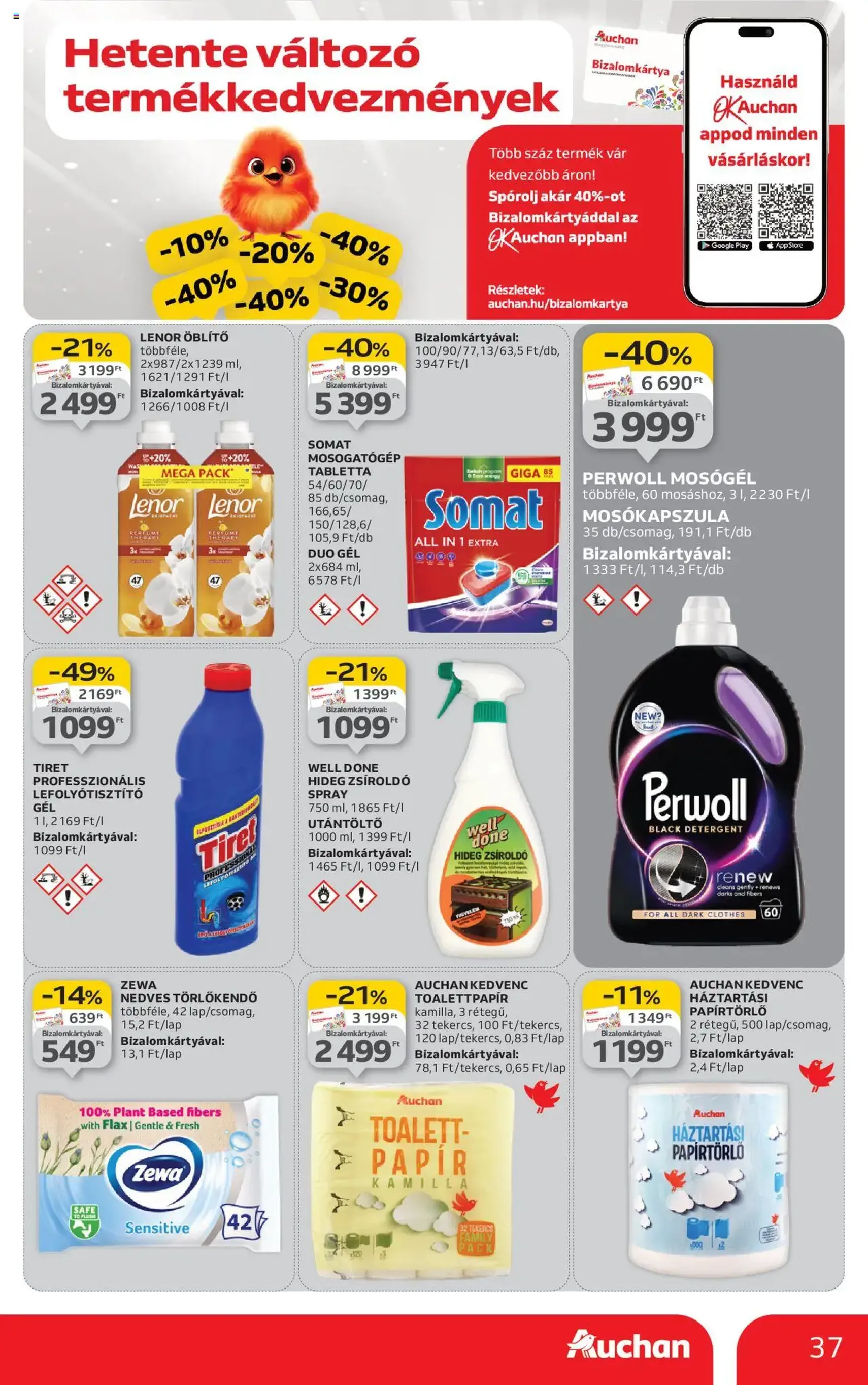 Auchan Akciós újság - 2025.10.24. érvényes szórólap 37 oldal 52 oldalból Auchan Akciós újság - 2025.10.24. érvényes szórólap 37 oldal 52 oldalból