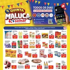 Semar Supermercado ofertas Quarta Maluca - pré-visualização do folheto, válido a partir de 09/07/2026