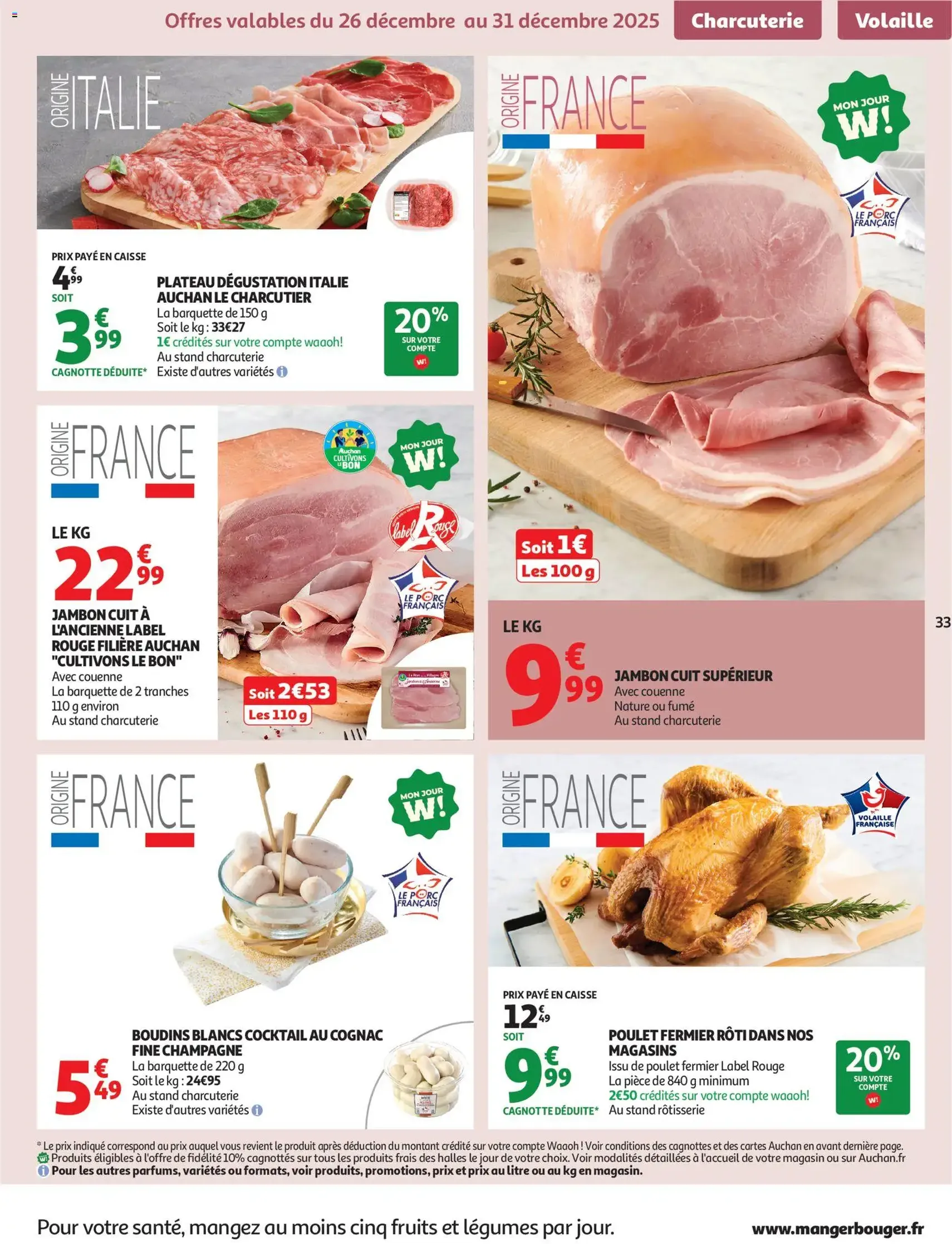 Auchan prospectus - brochure valable à partir du 26/12/2025, page 33 sur 50