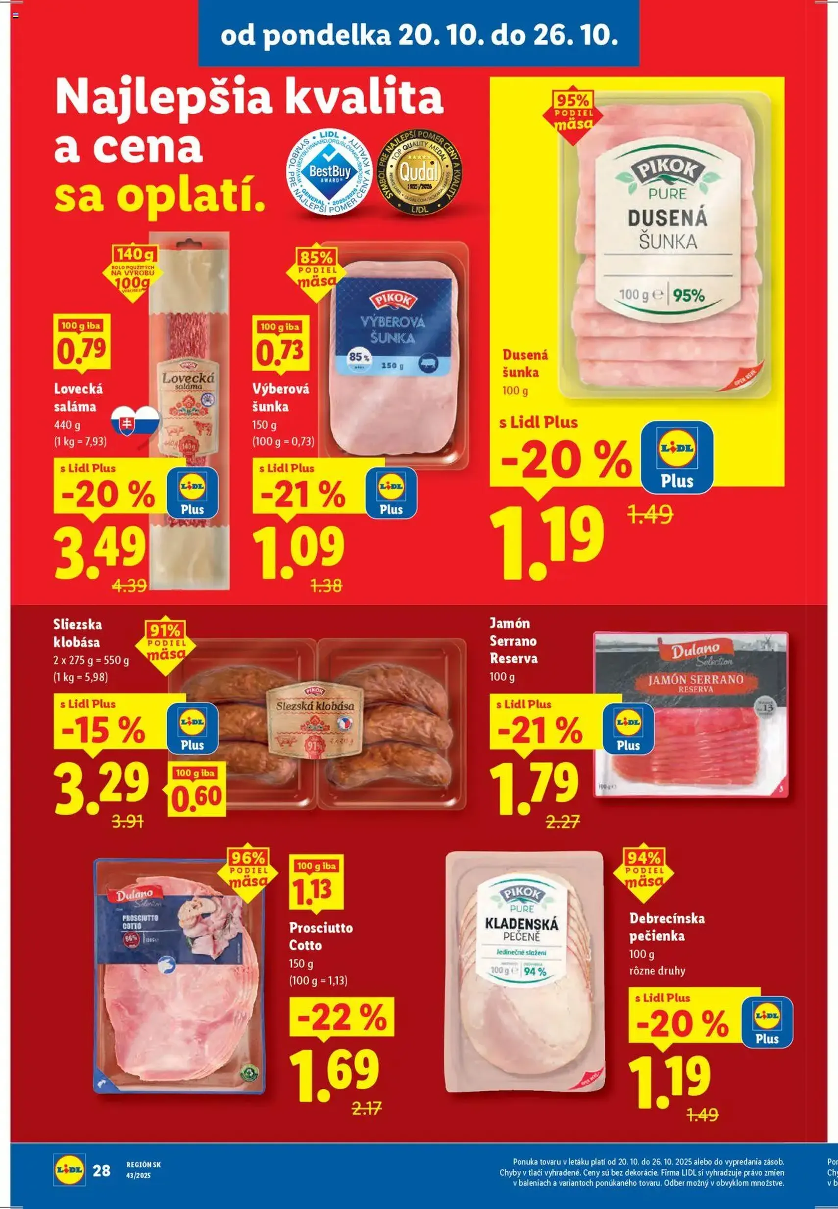 Lidl leták - platný leták od 20.10.2025 strana 42 z 102 Lidl leták - platný leták od 20.10.2025 strana 42 z 102