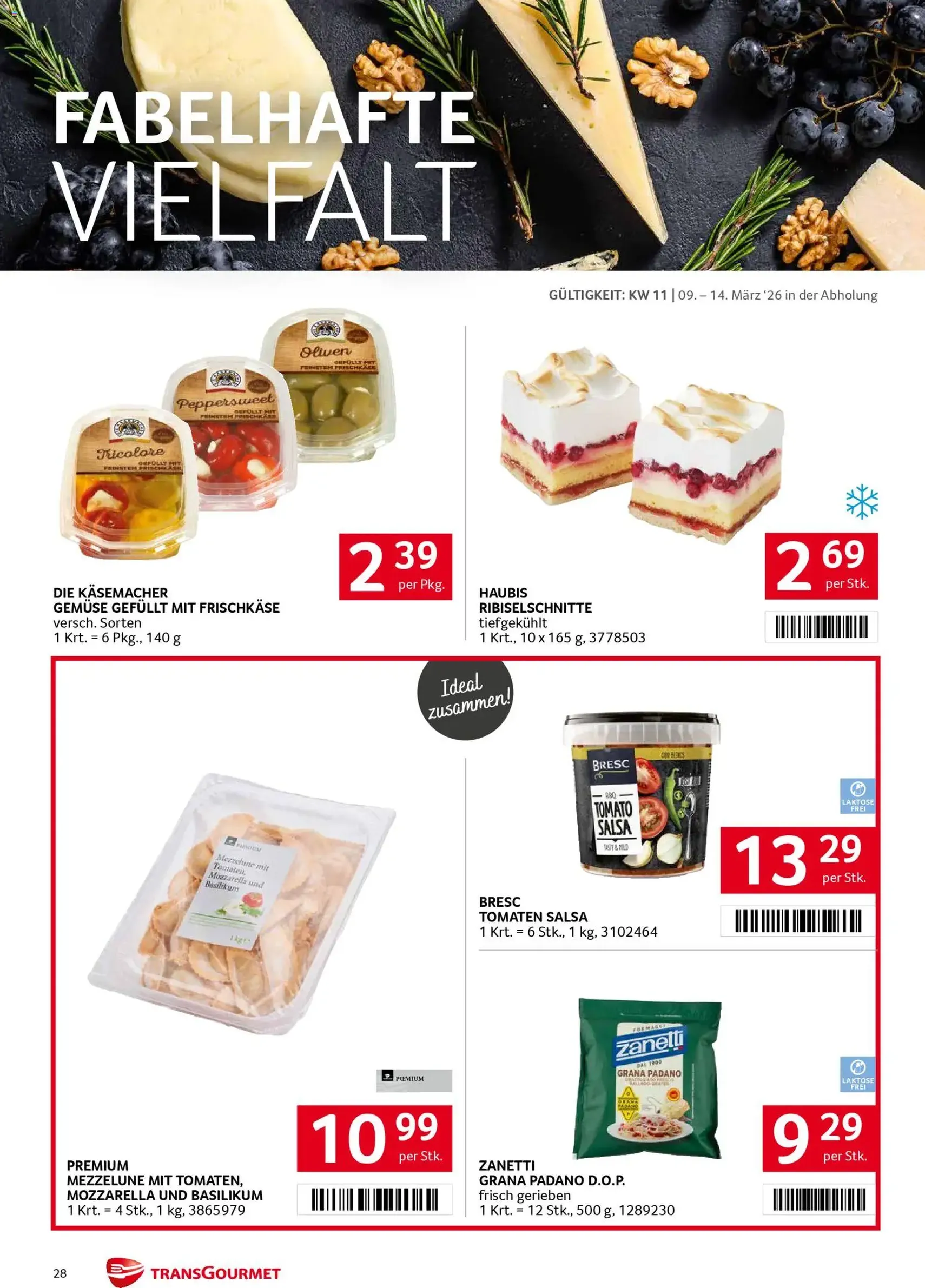 Transgourmet Flugblatt - Gültiger Prospekt ab 08.03.2026, Seite 28 von insgesamt 32