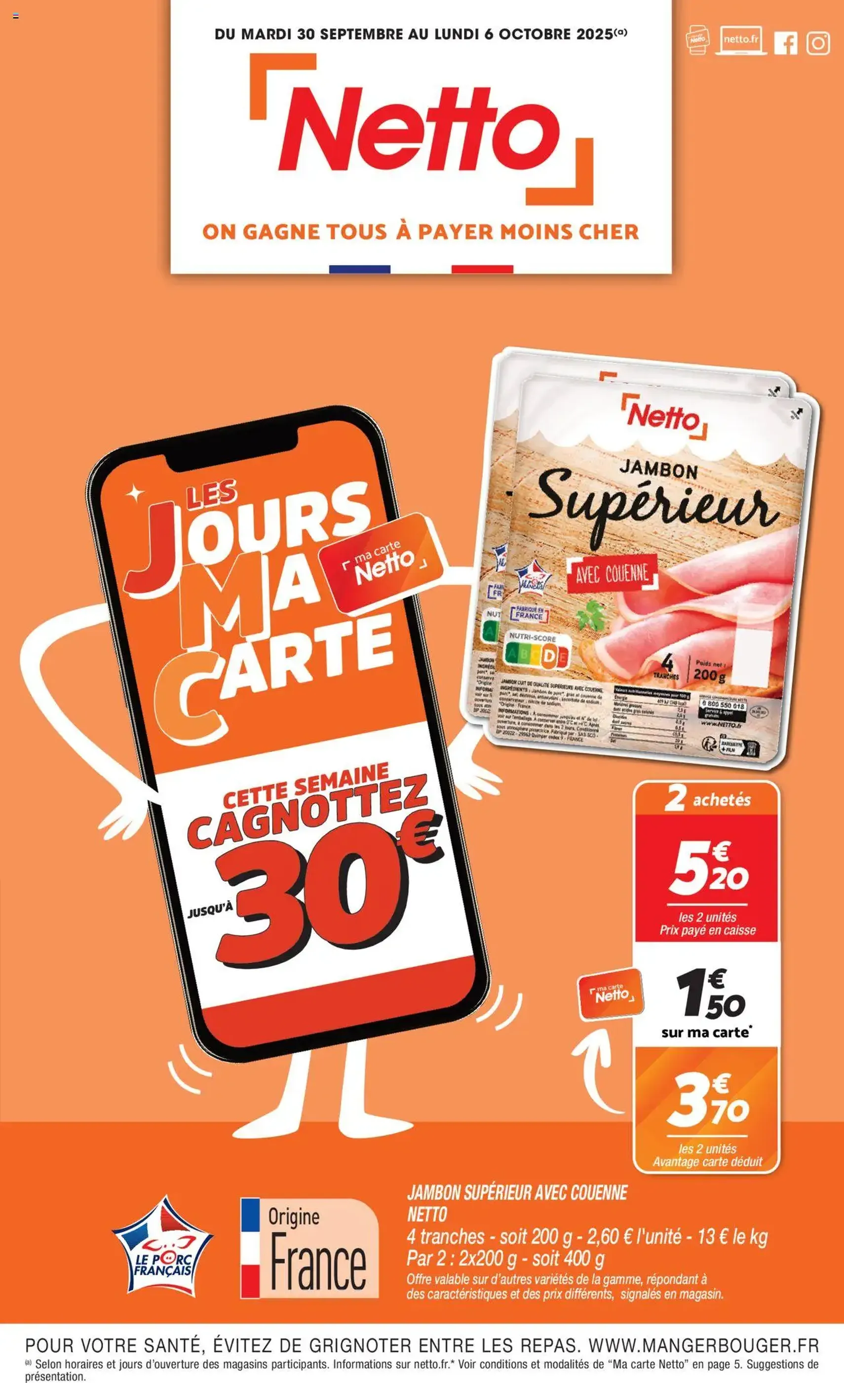 Netto catalogue - brochure valable à partir du 30/10/2025, page 1 sur 16