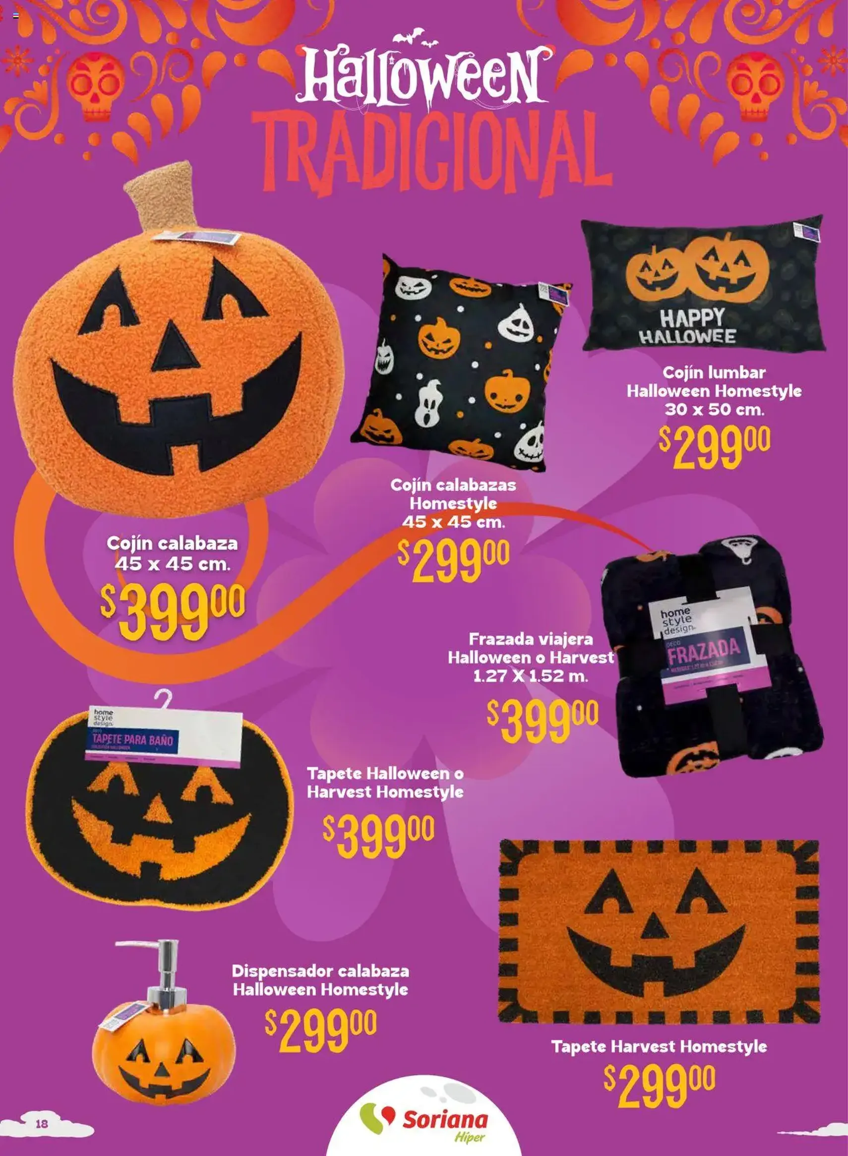 Soriana - Halloween y Día de muertos Híper Nacional - folleto válido desde 16/10/2025 página 18 de 29 Soriana - Halloween y Día de muertos Híper Nacional - folleto válido desde 16/10/2025 página 18 de 29