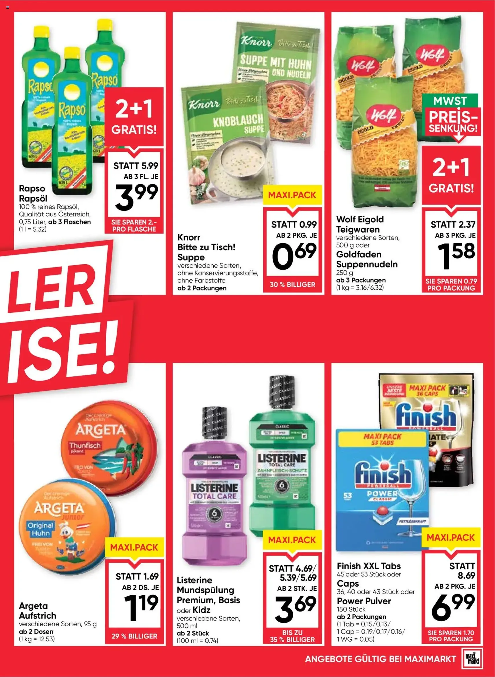 Maximarkt Flugblatt - Gültiger Prospekt ab 03.09.2026, Seite 3 von insgesamt 24