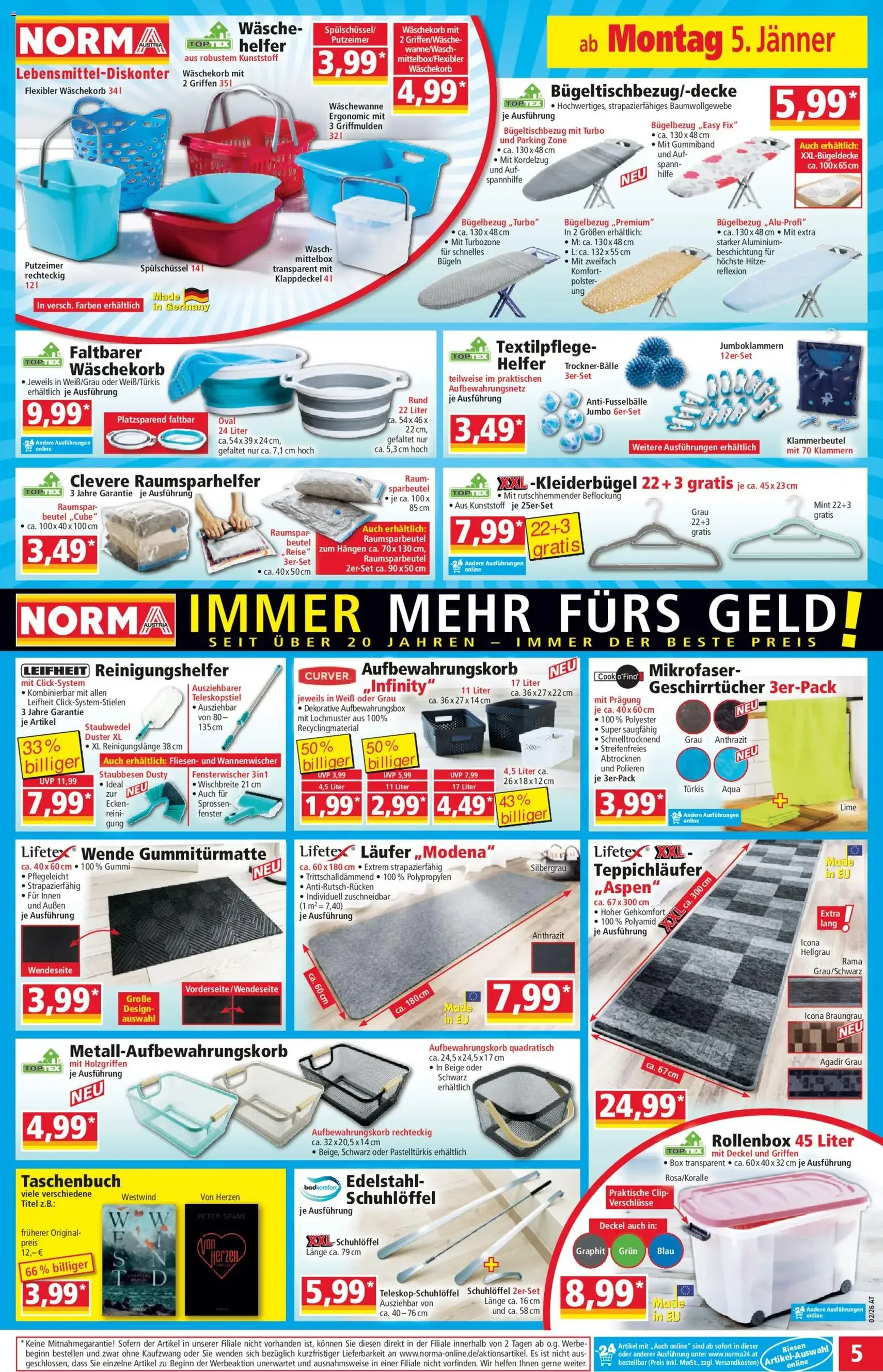 Norma Flugblatt - Gültiger Prospekt ab 05.01.2025, Seite 5 von insgesamt 20