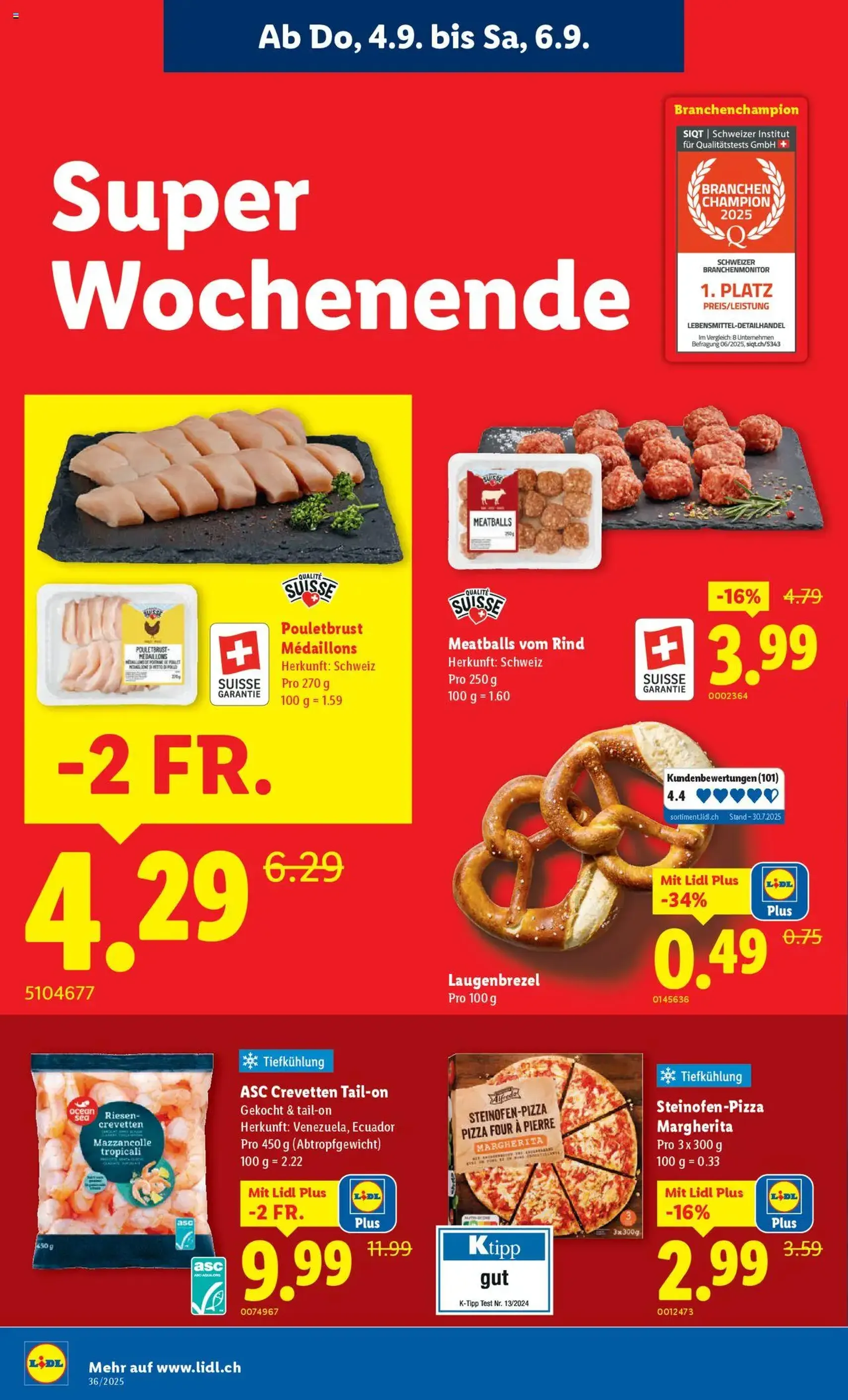 Lidl Aktionen - Gültiger Prospekt ab 04.09.2025, Seite 2 von insgesamt 34 Lidl Aktionen - Gültiger Prospekt ab 04.09.2025, Seite 2 von insgesamt 34