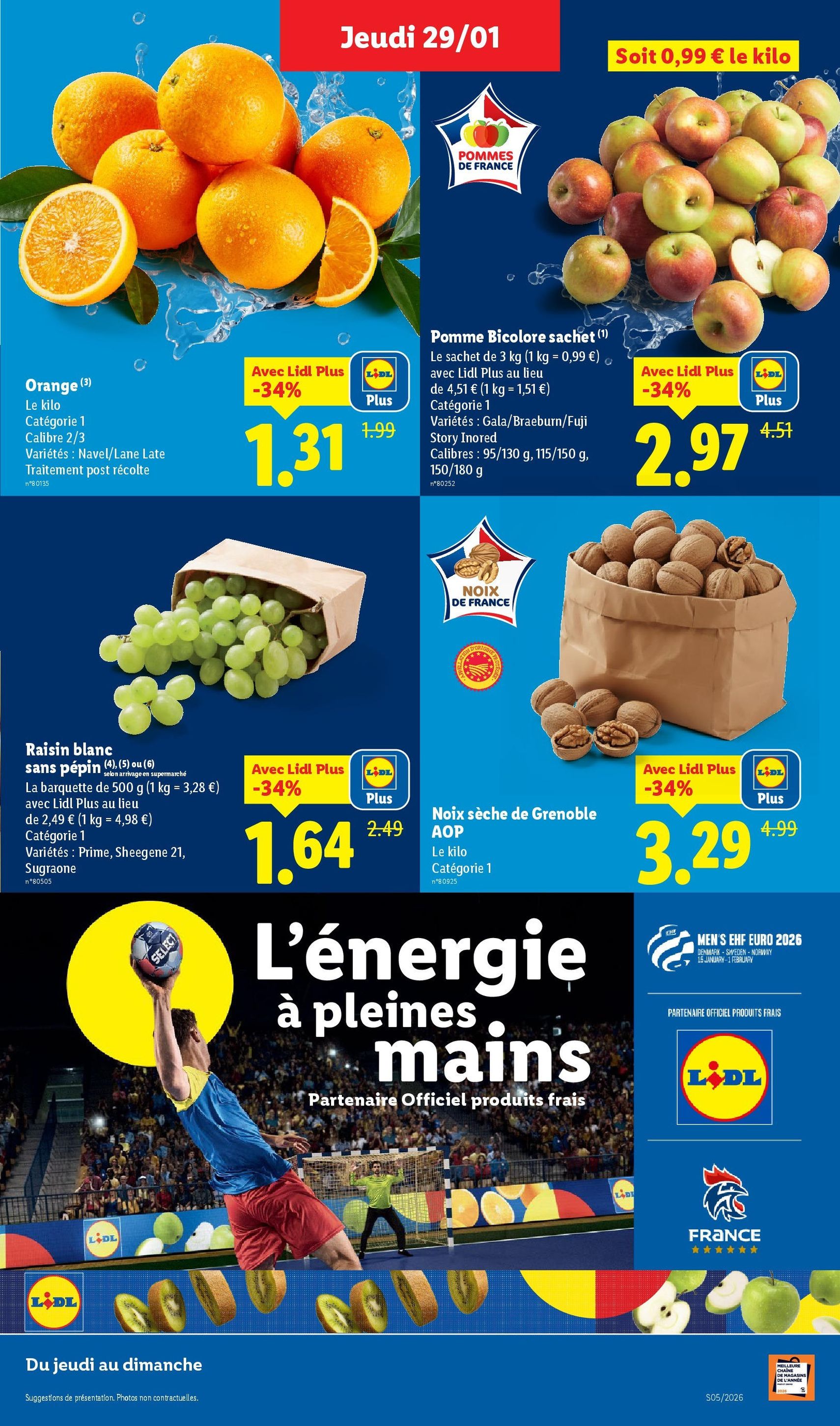LIDL catalogue semaine 5 - brochure valable à partir du 29/01/2026, page 3 sur 75