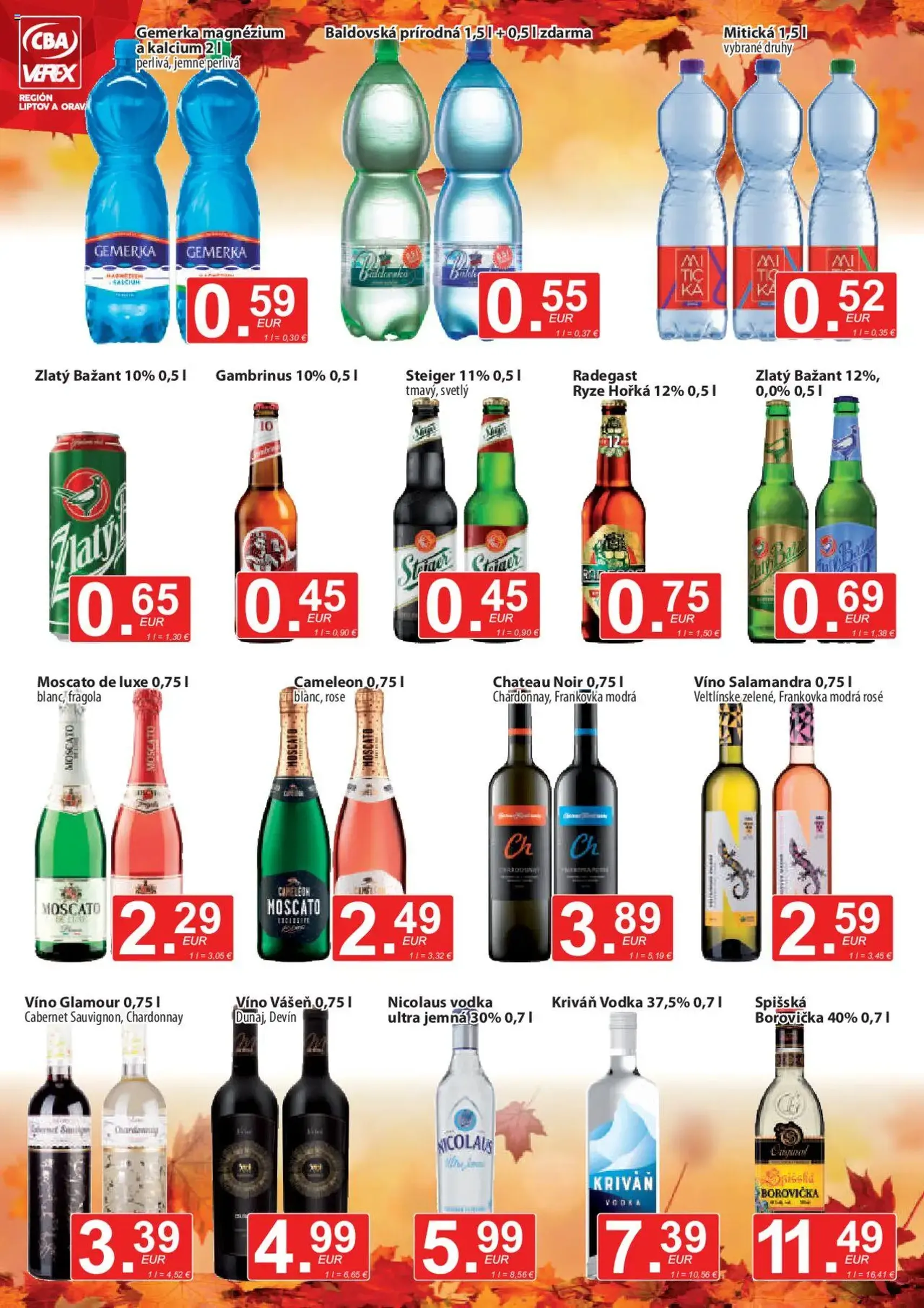 CBA Verex leták - platný leták od 16.10.2025 strana 10 z 12 CBA Verex leták - platný leták od 16.10.2025 strana 10 z 12