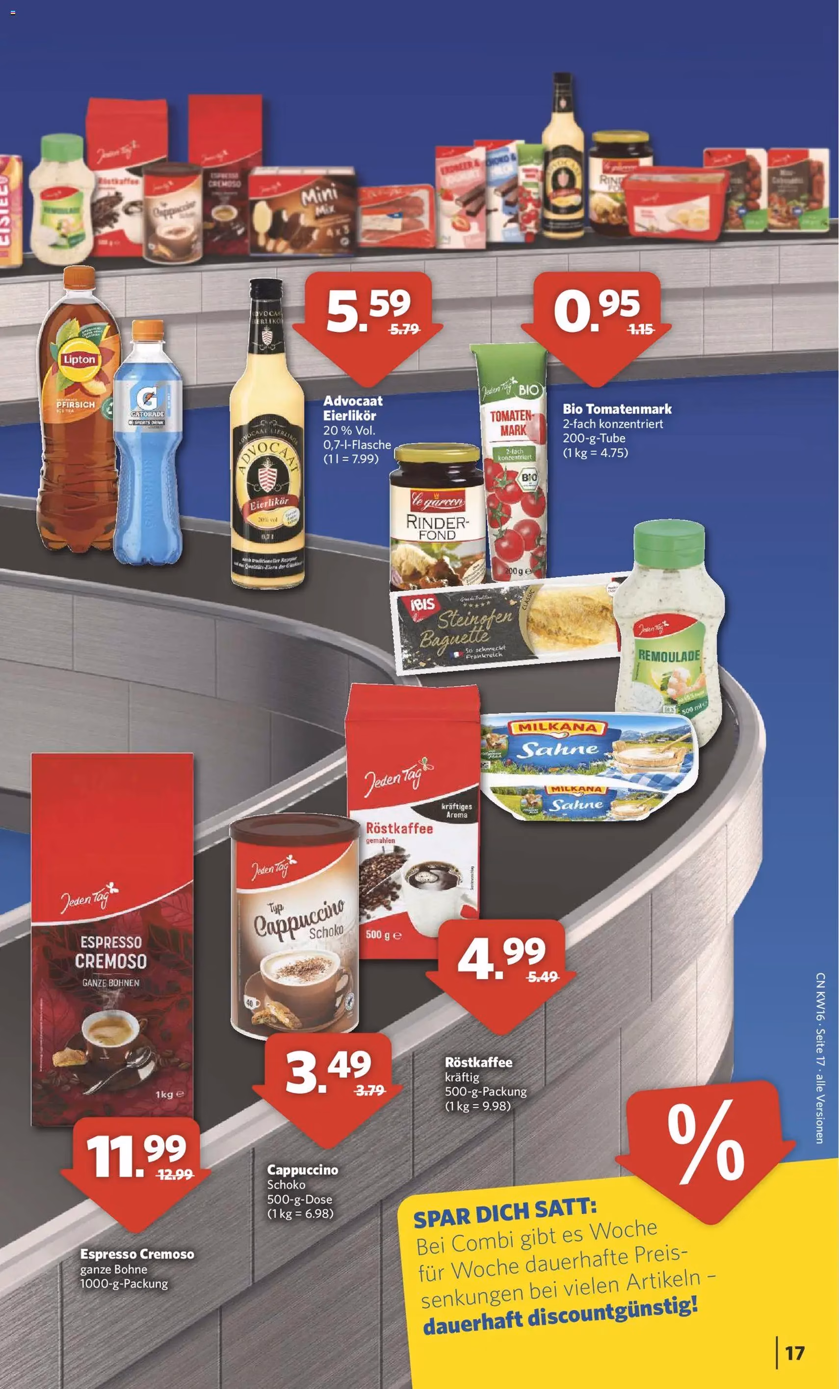Combi Prospekt - Gültiger Prospekt ab 13.04.2026, Seite 17 von insgesamt 38