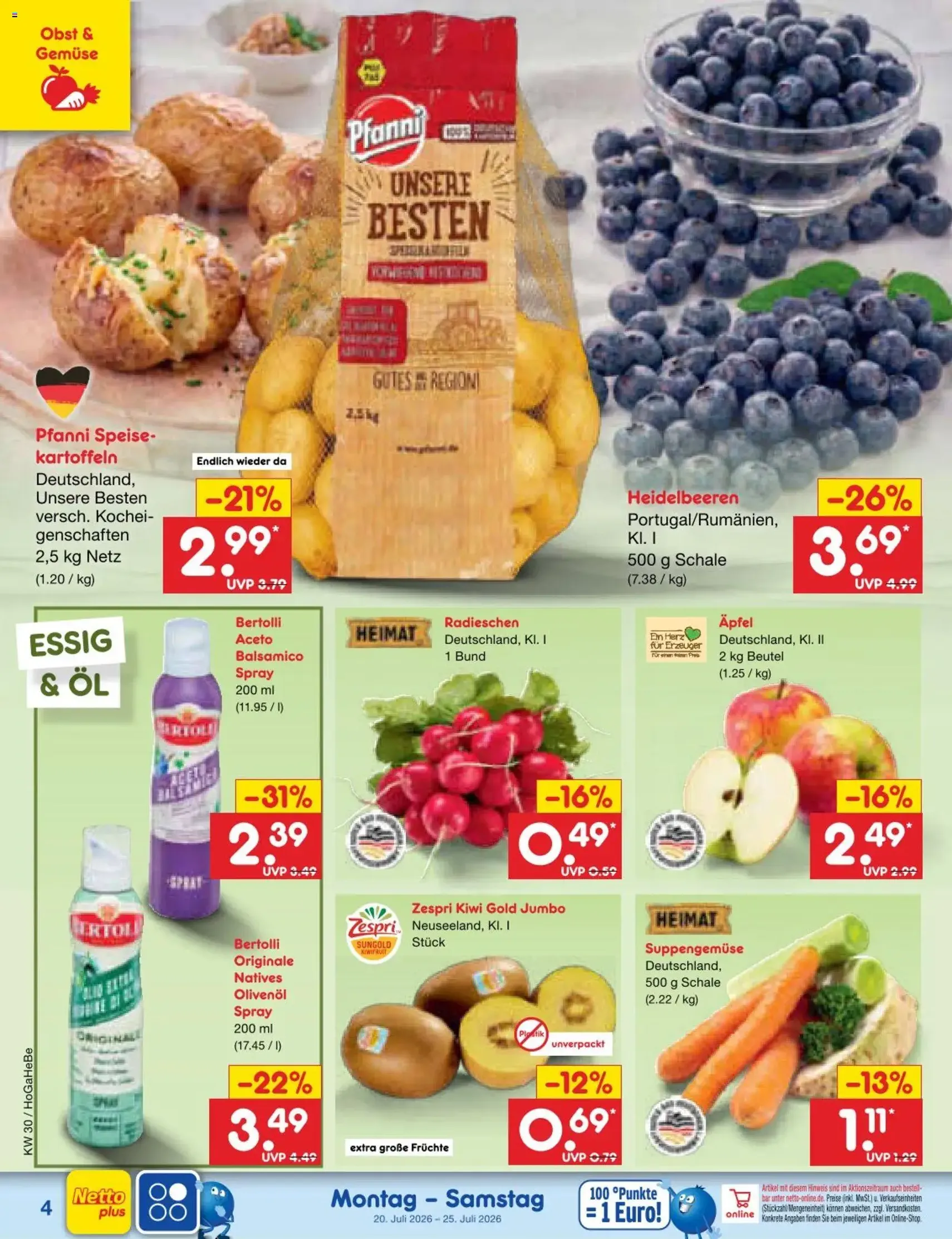 Netto Marken-Discount Prospekt - Gültiger Prospekt ab 20.07.2026, Seite 4 von insgesamt 71