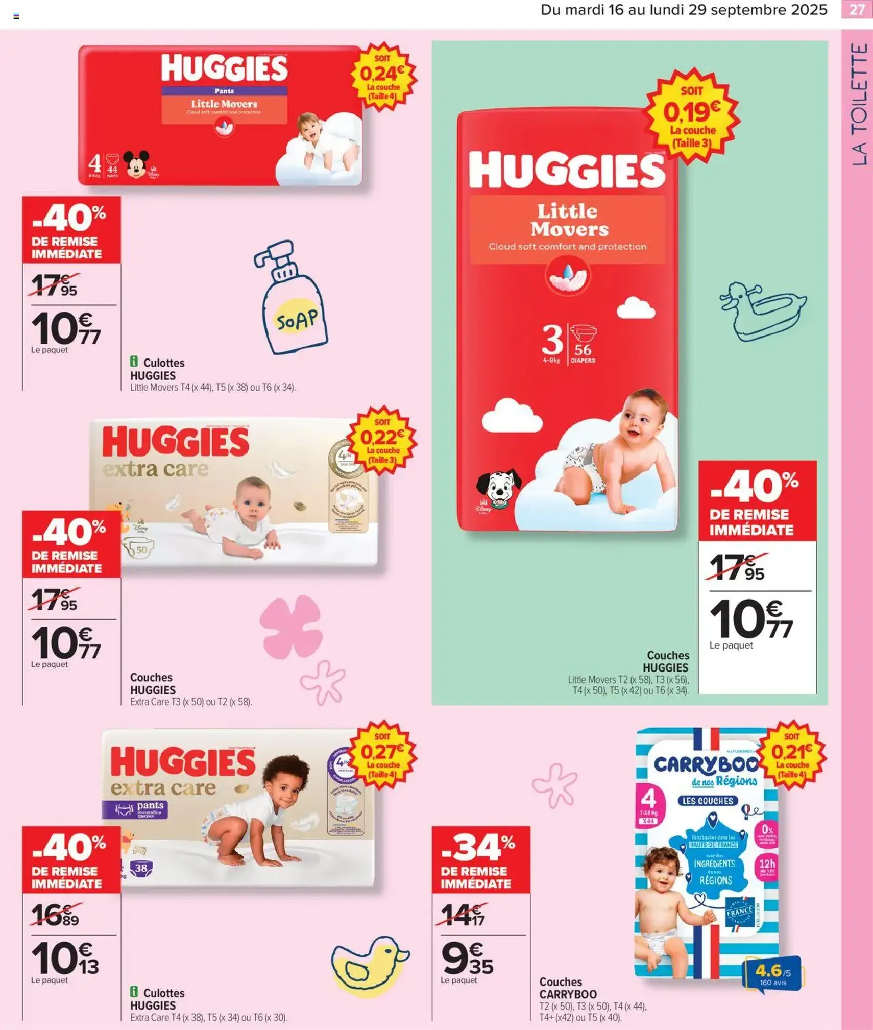 Carrefour Catalogue: Parents malins il n'y a pas de petites éconimies - brochure valable à partir du 16/09/2025, page 29 sur 44