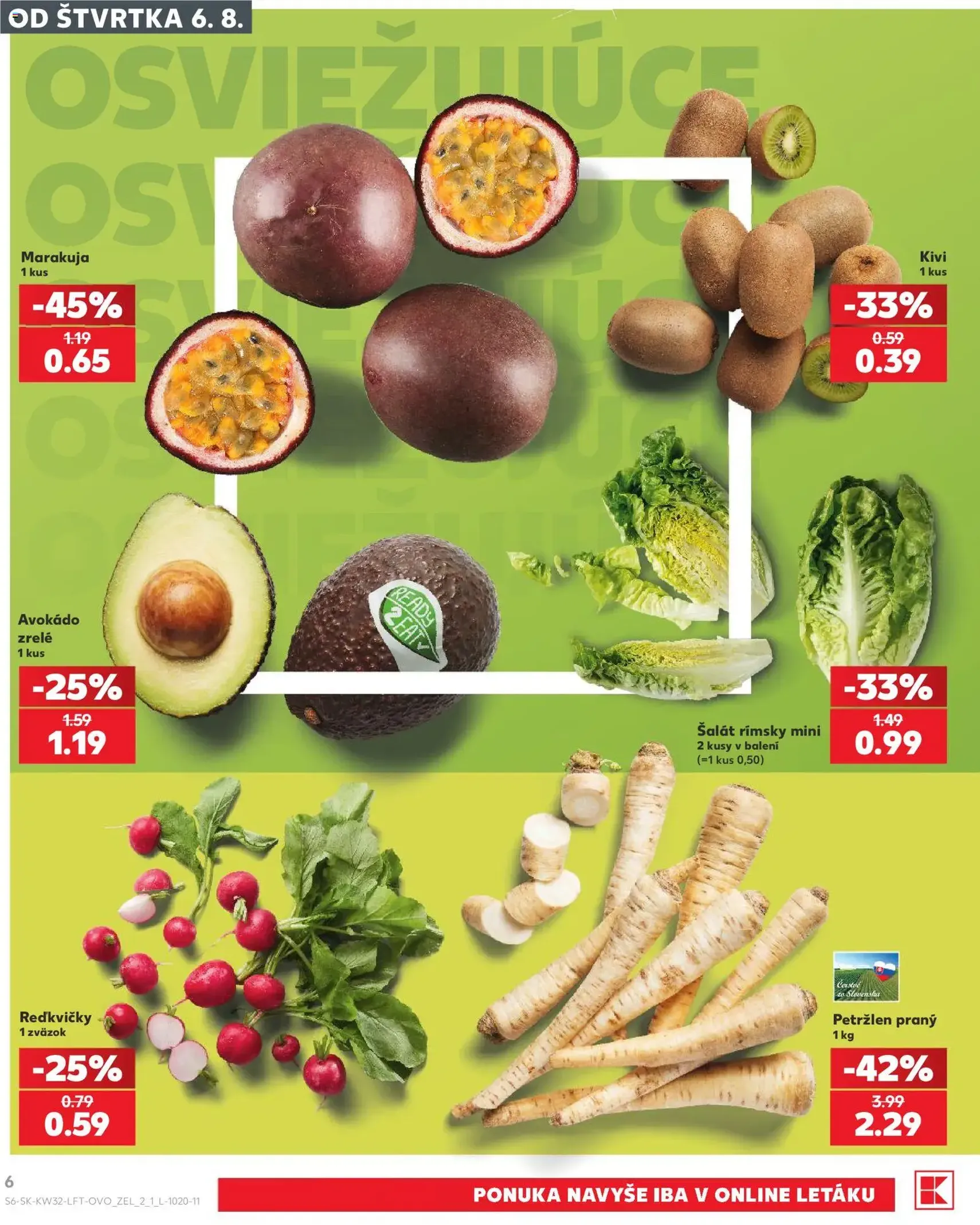 Kaufland SK akciós újság - 2026.08.06. érvényes szórólap 6 oldal 78 oldalból
