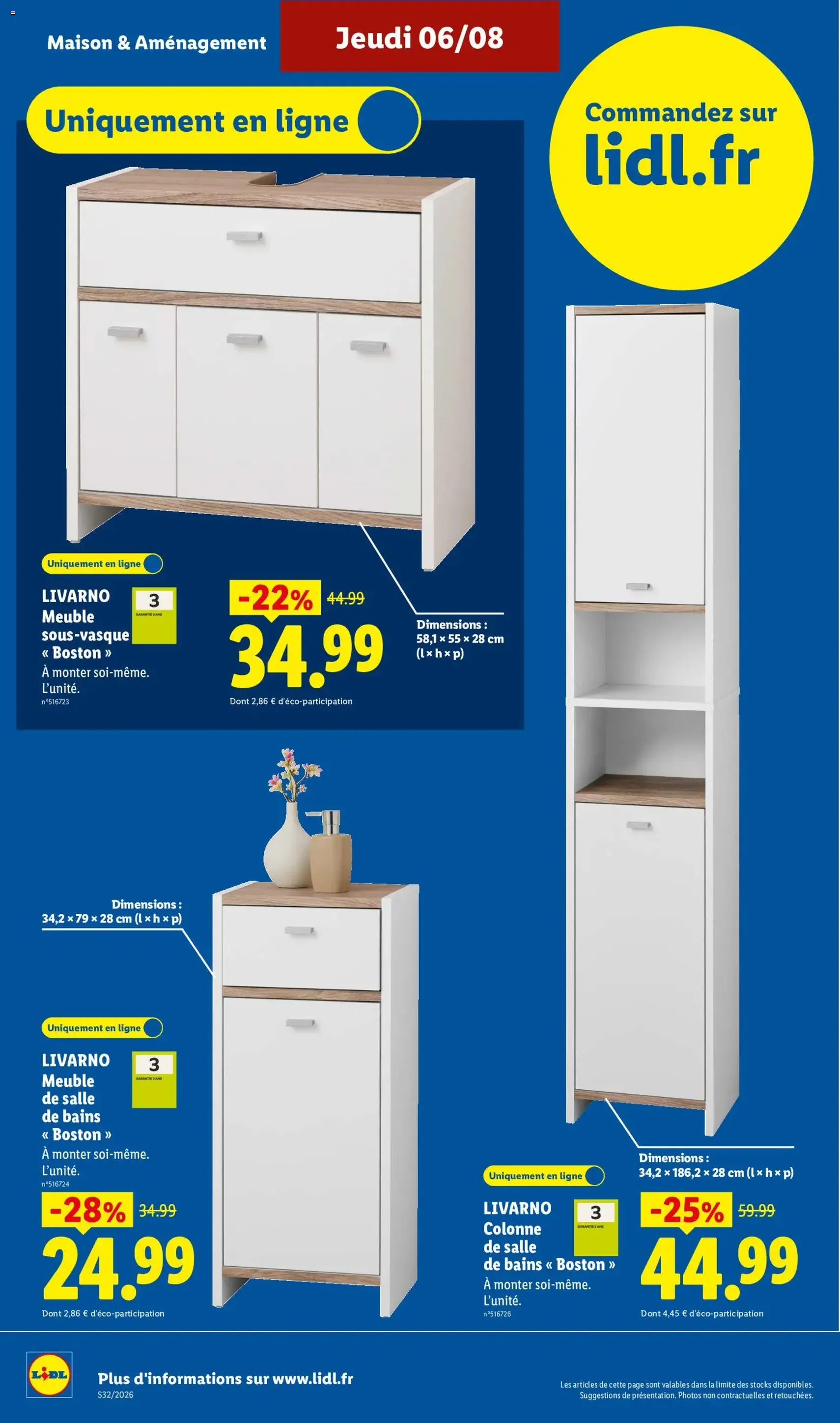 LIDL catalogue - brochure valable à partir du 06/08/2026, page 34 sur 61