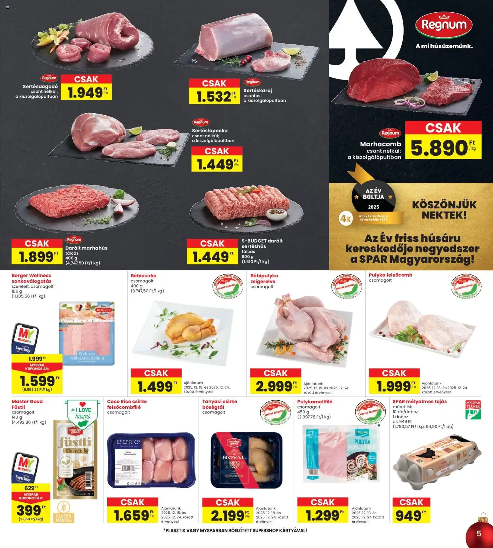 Interspar Akciós újság - 2025.12.18. érvényes szórólap 5 oldal 24 oldalból